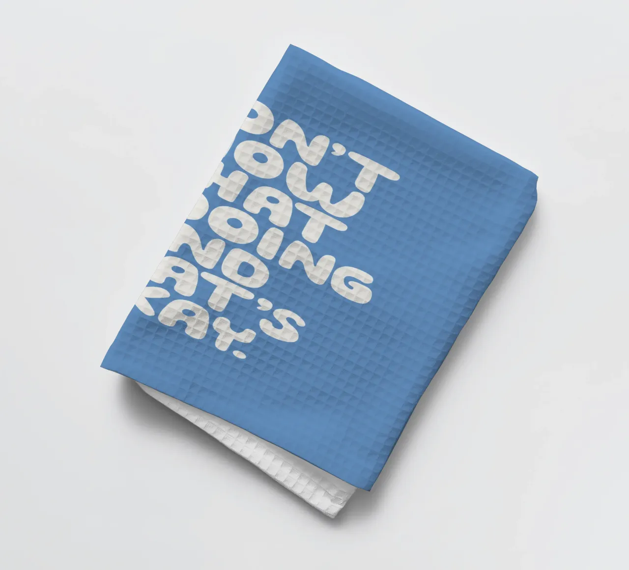Ich weiß nicht, was ich tue, und das ist in Ordnung Whimsical Design Geschirrtuch von THE MOTIVATED TYPE