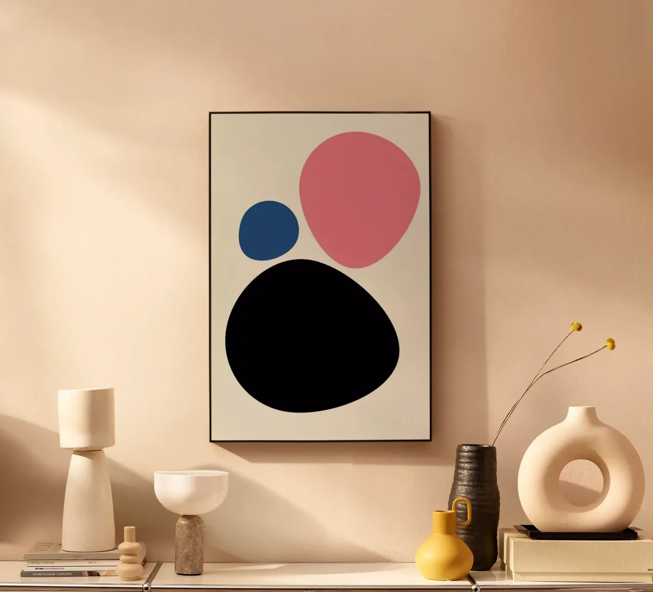 Cool Stones acryl van Bo Lundberg
