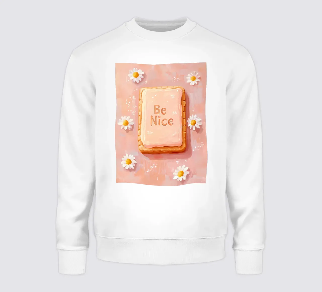 Be Nice biscuit felpa da IamHomeStudio
