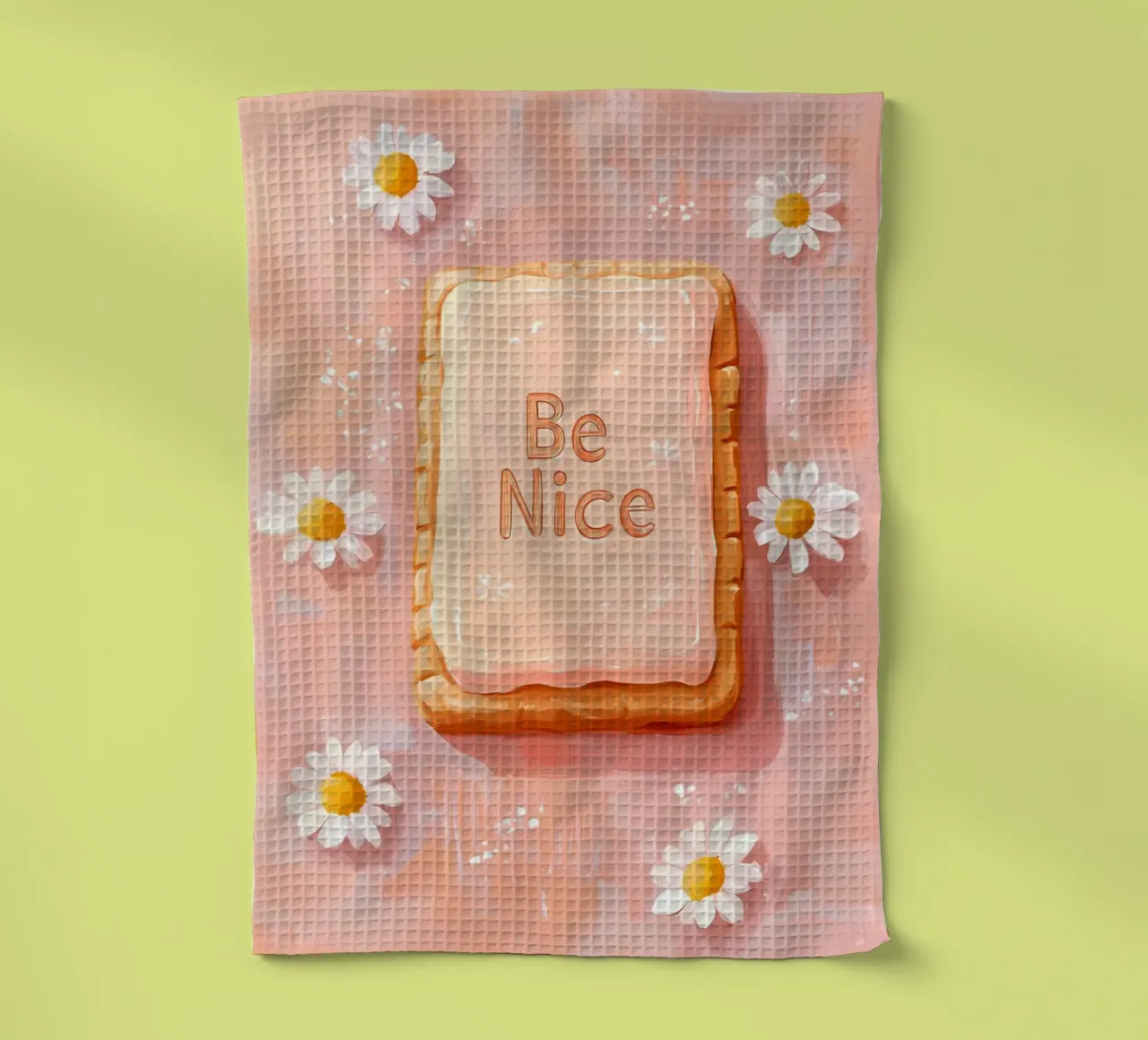Be Nice biscuit canovaccio da cucina da IamHomeStudio