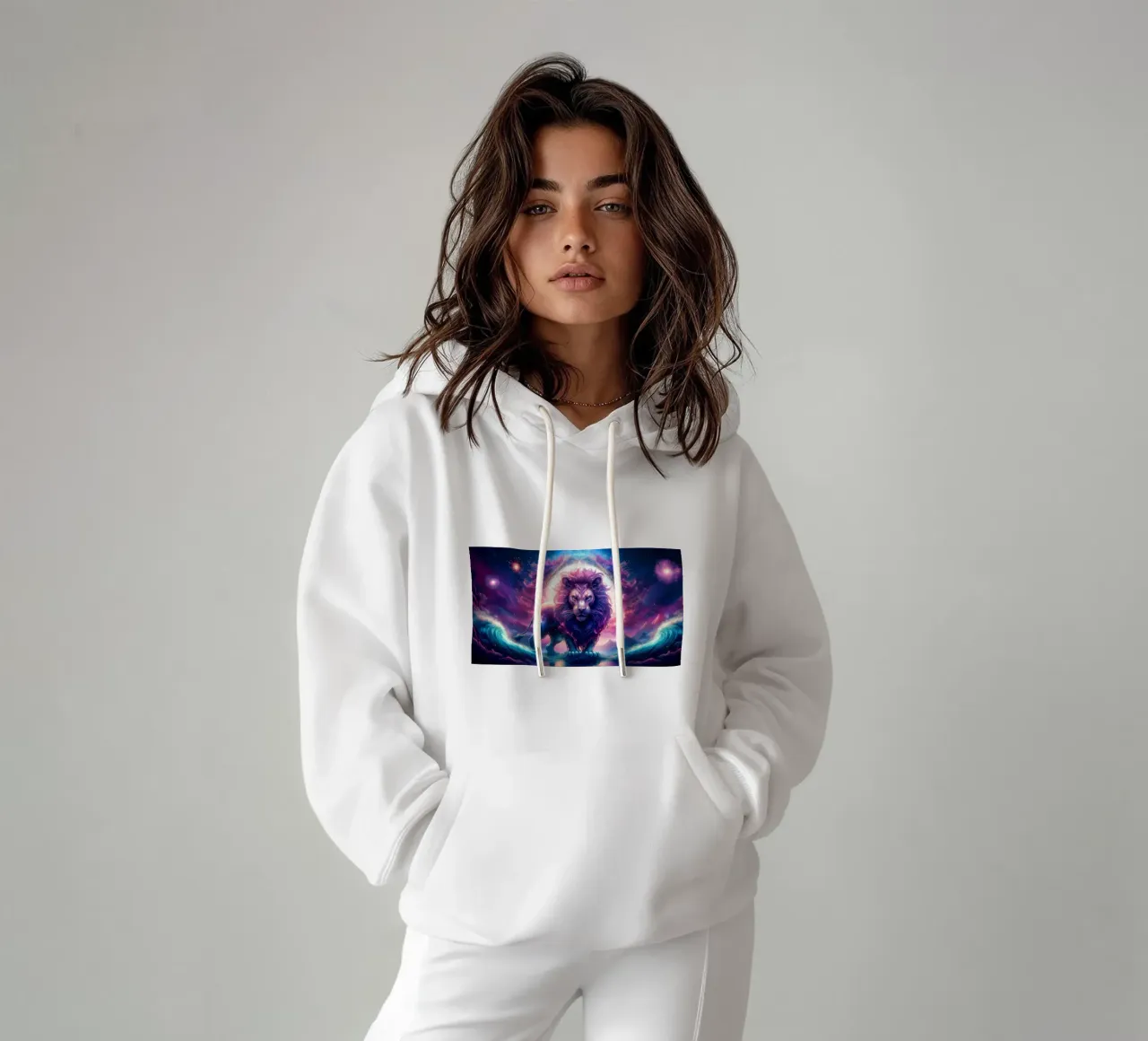 liione magico felpa con cappuccio da kimmindmuse