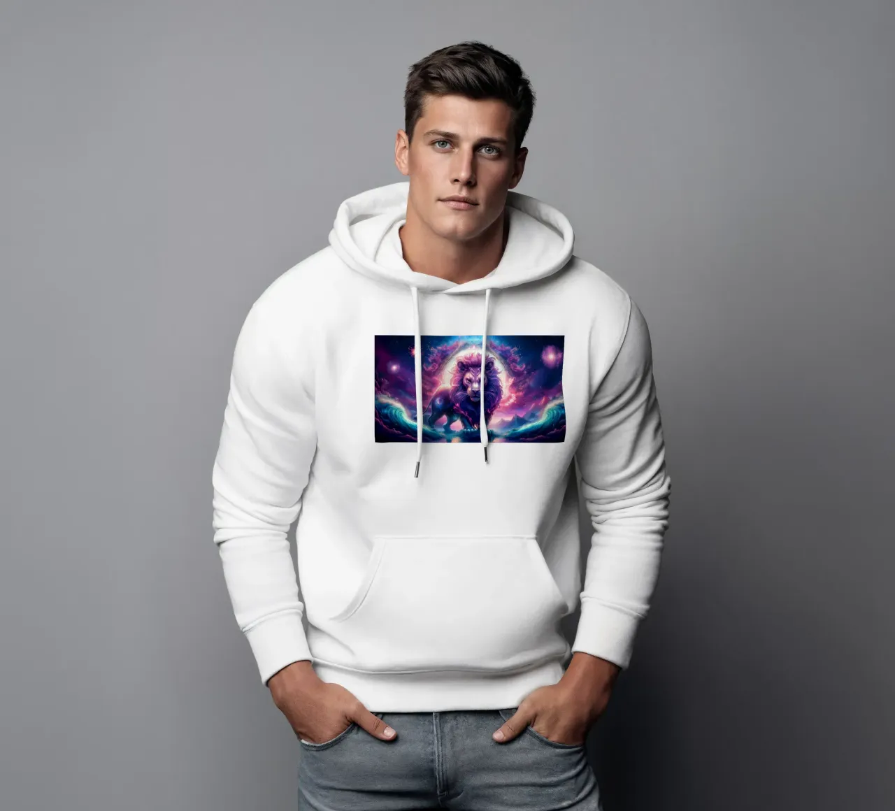 liione magico felpa con cappuccio da kimmindmuse