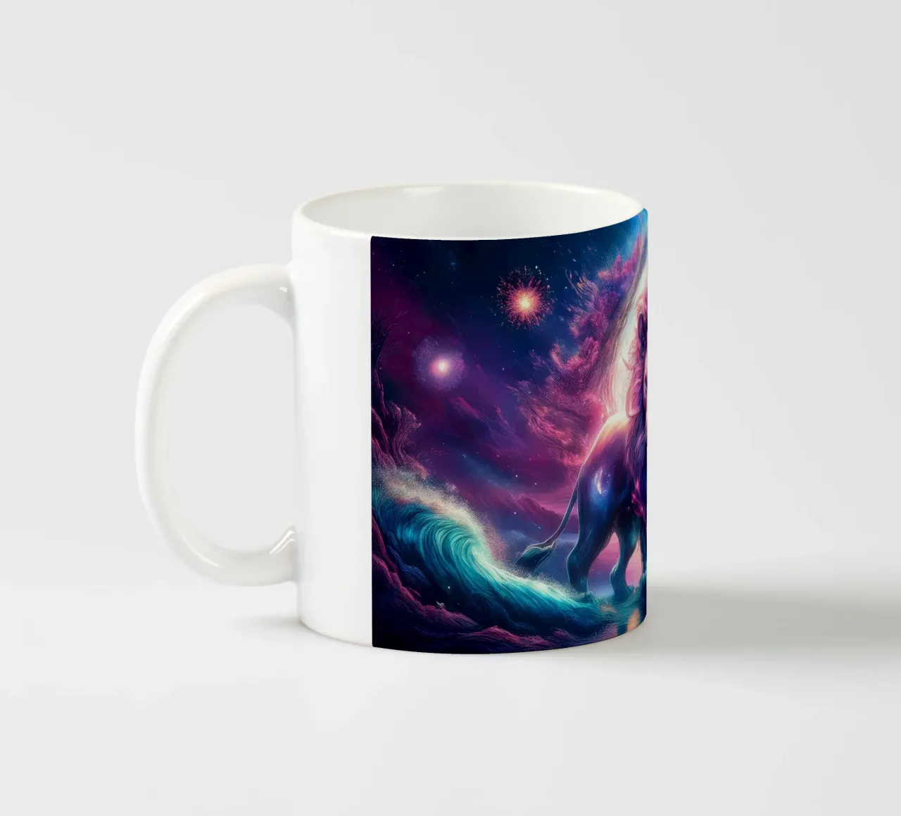 liione magico tazza in ceramica da kimmindmuse