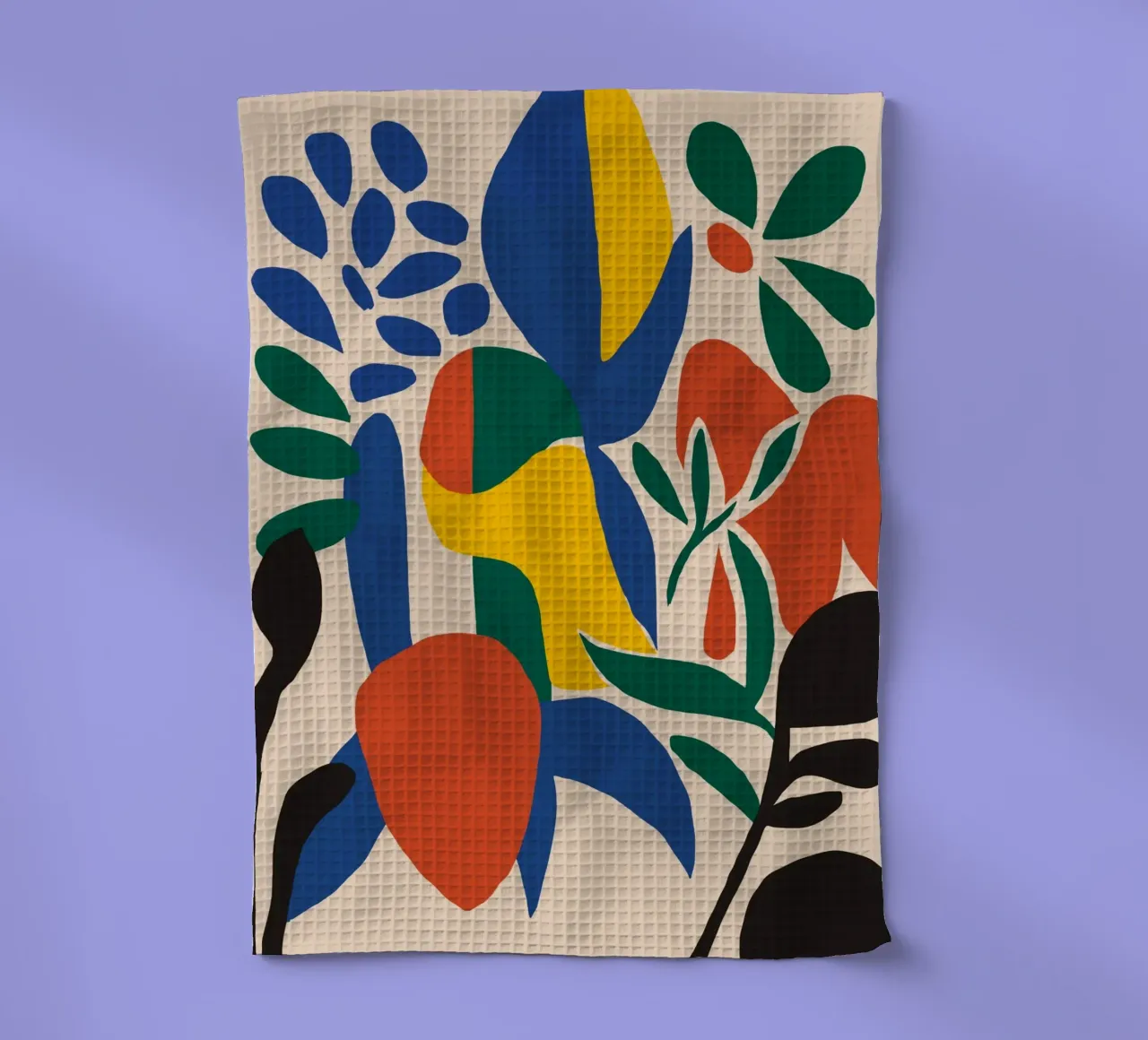 Découpage d'une composition florale torchon de Little Dean
