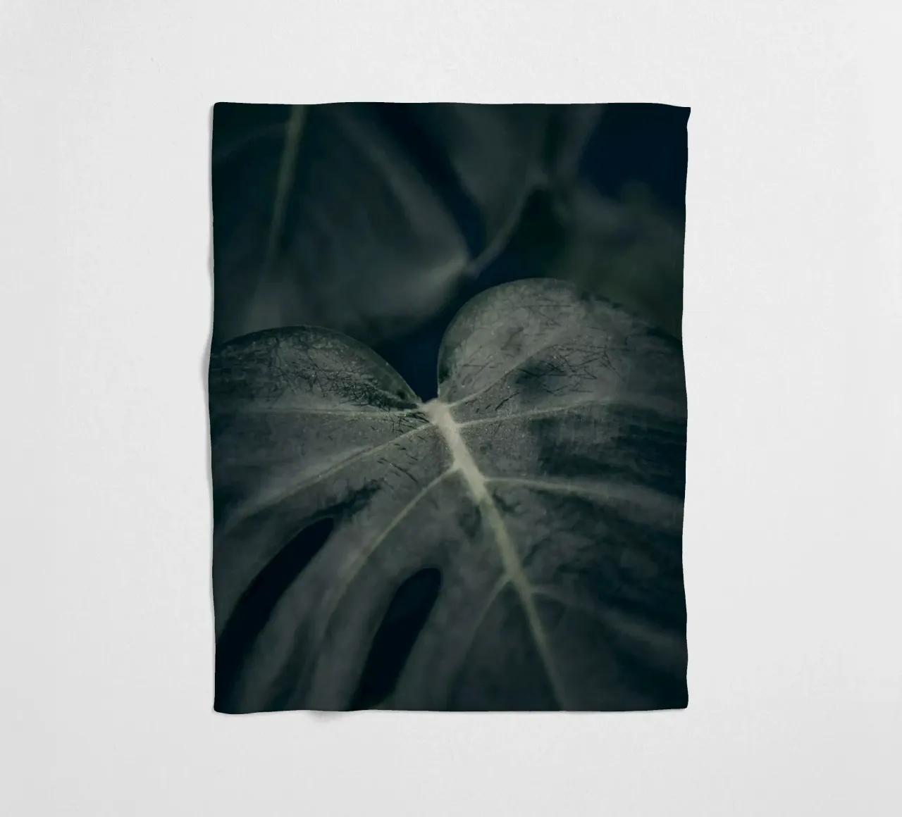 Moody Monstera 2 coperta in pile da Klaus with K