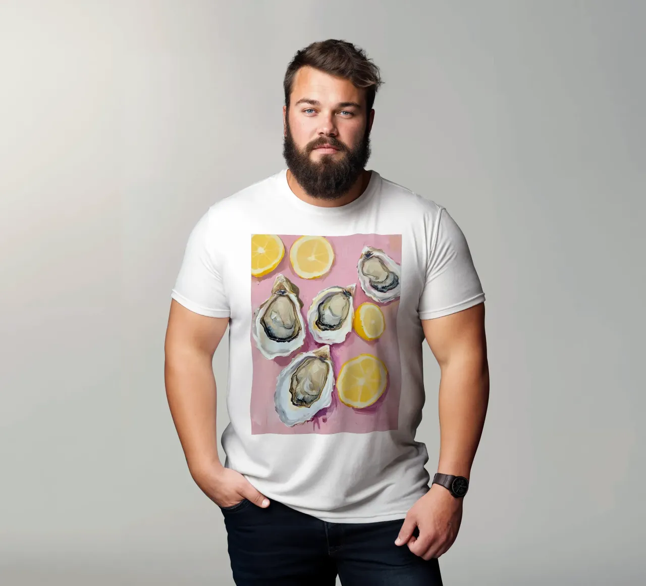 Ostriche e limoni t-shirt da IamHomeStudio