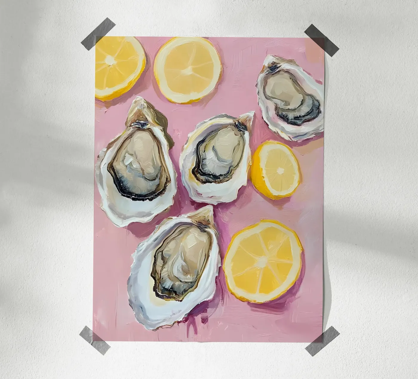 Oysters & Lemons poster da IamHomeStudio