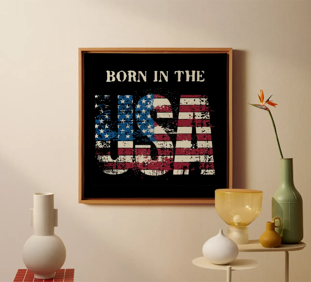 Born in the U.S.A. canvas by Gunawan Rb