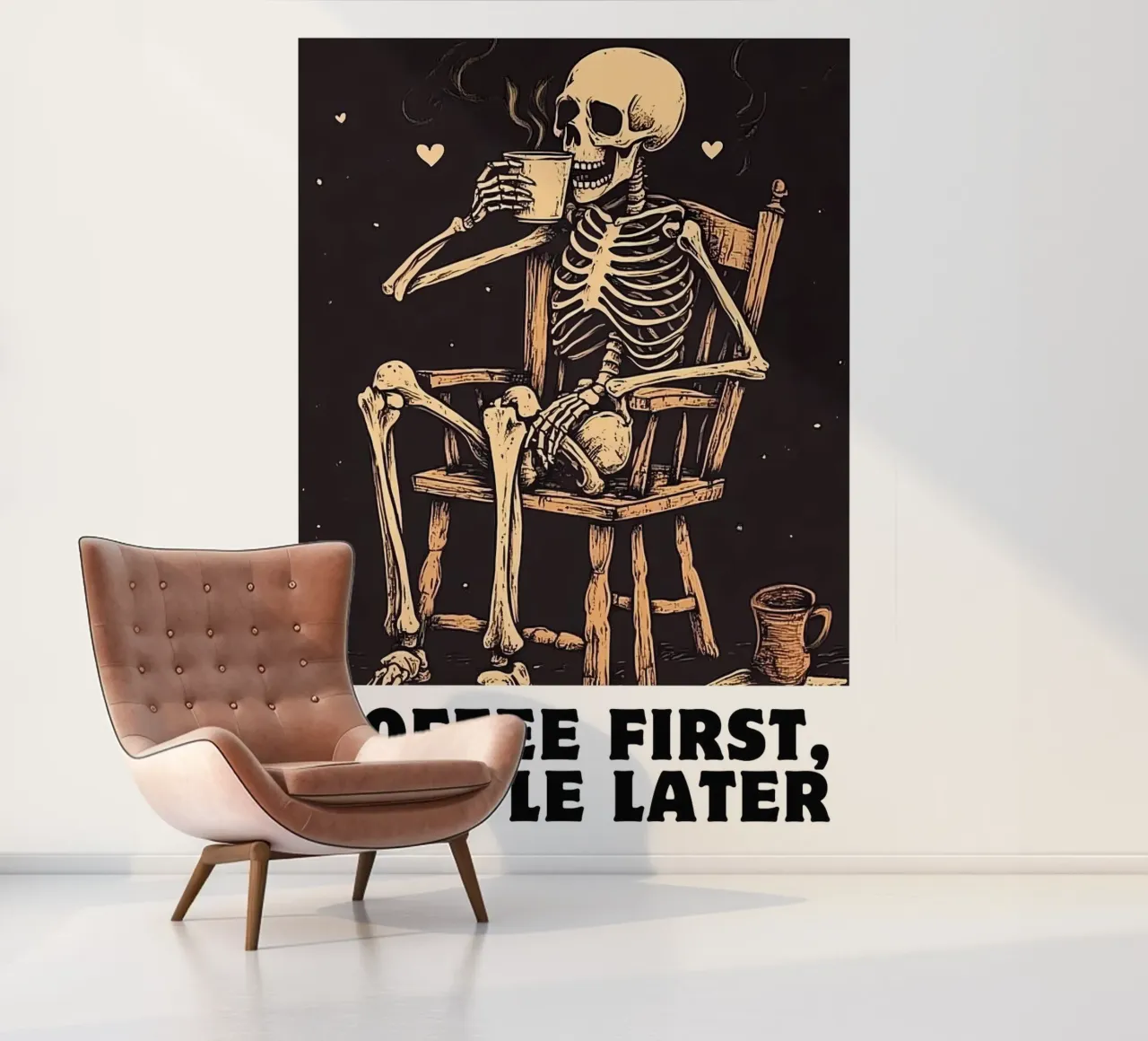 Coffee First, People Later photo wallpaper by IamHomeStudio