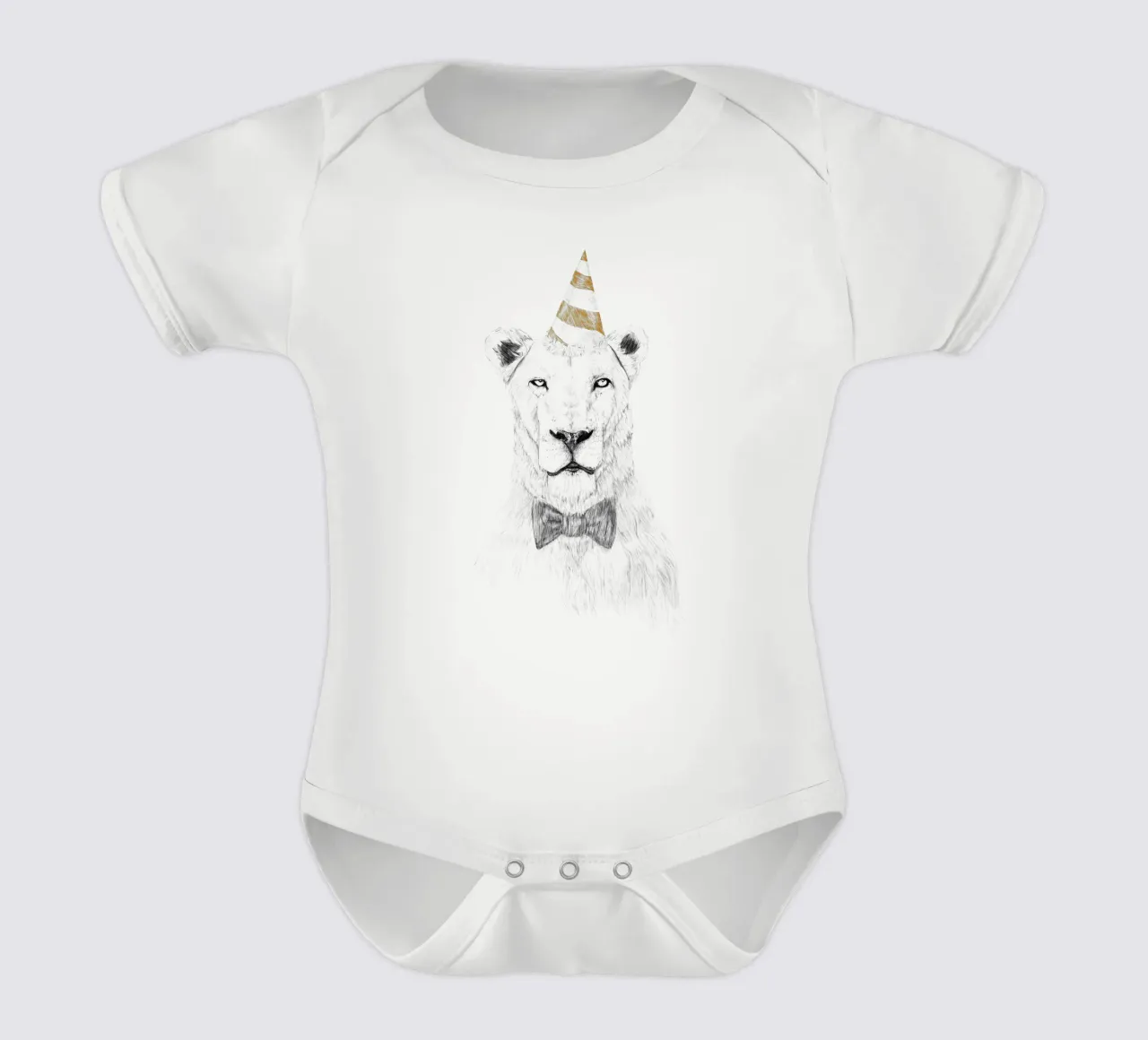 Get the Party Started Color body neonato maniche corte da Balazs Solti