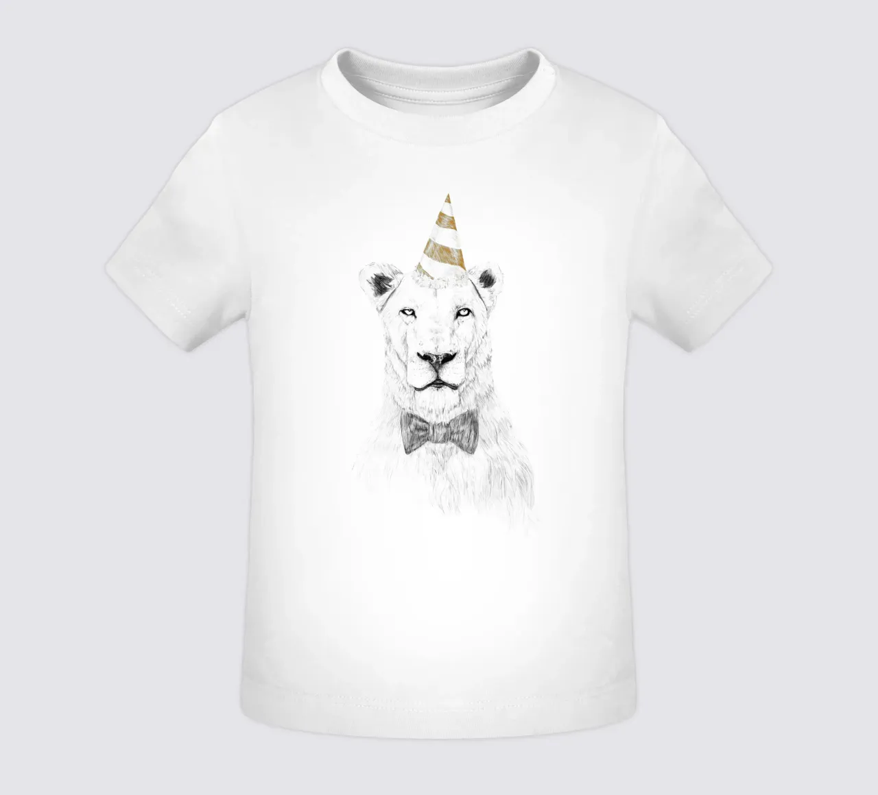 Get the Party Started Color baby t-shirt van Balazs Solti