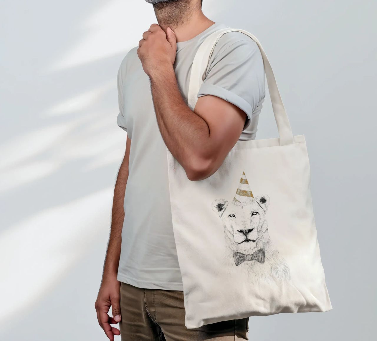Get the Party Started Color borsa in juta da Balazs Solti