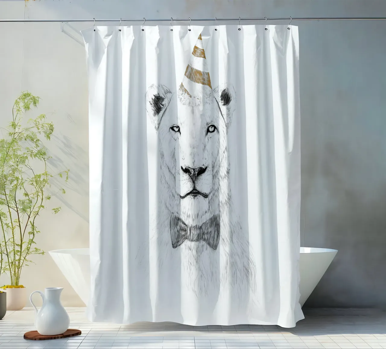 Get the Party Started Color tenda da doccia da Balazs Solti