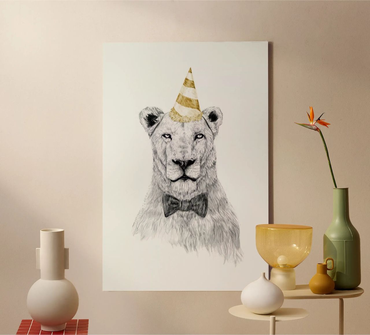 Get the Party Started Color canvas by Balazs Solti