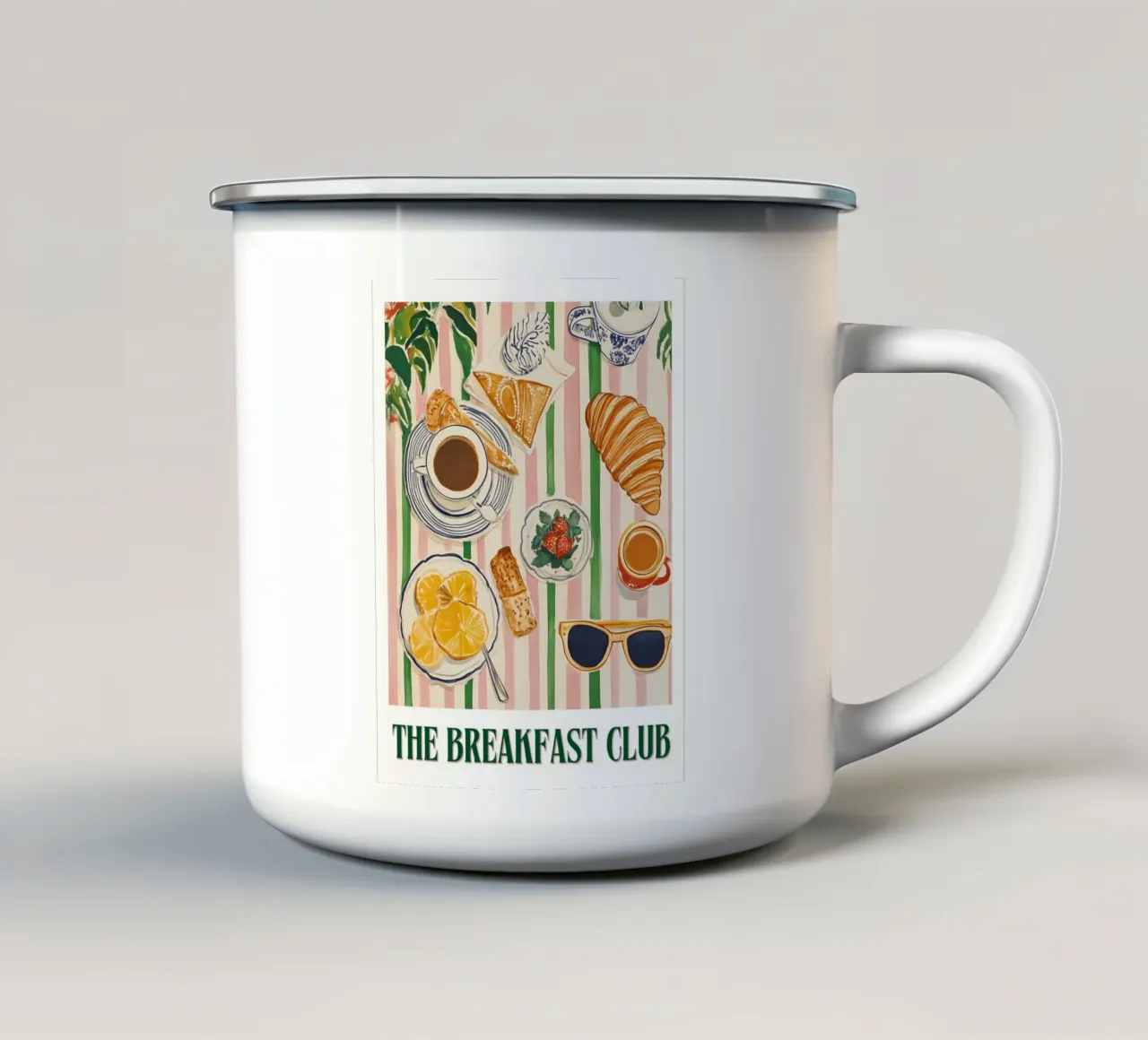 The Breakfast Club tazza in smalto da IamHomeStudio