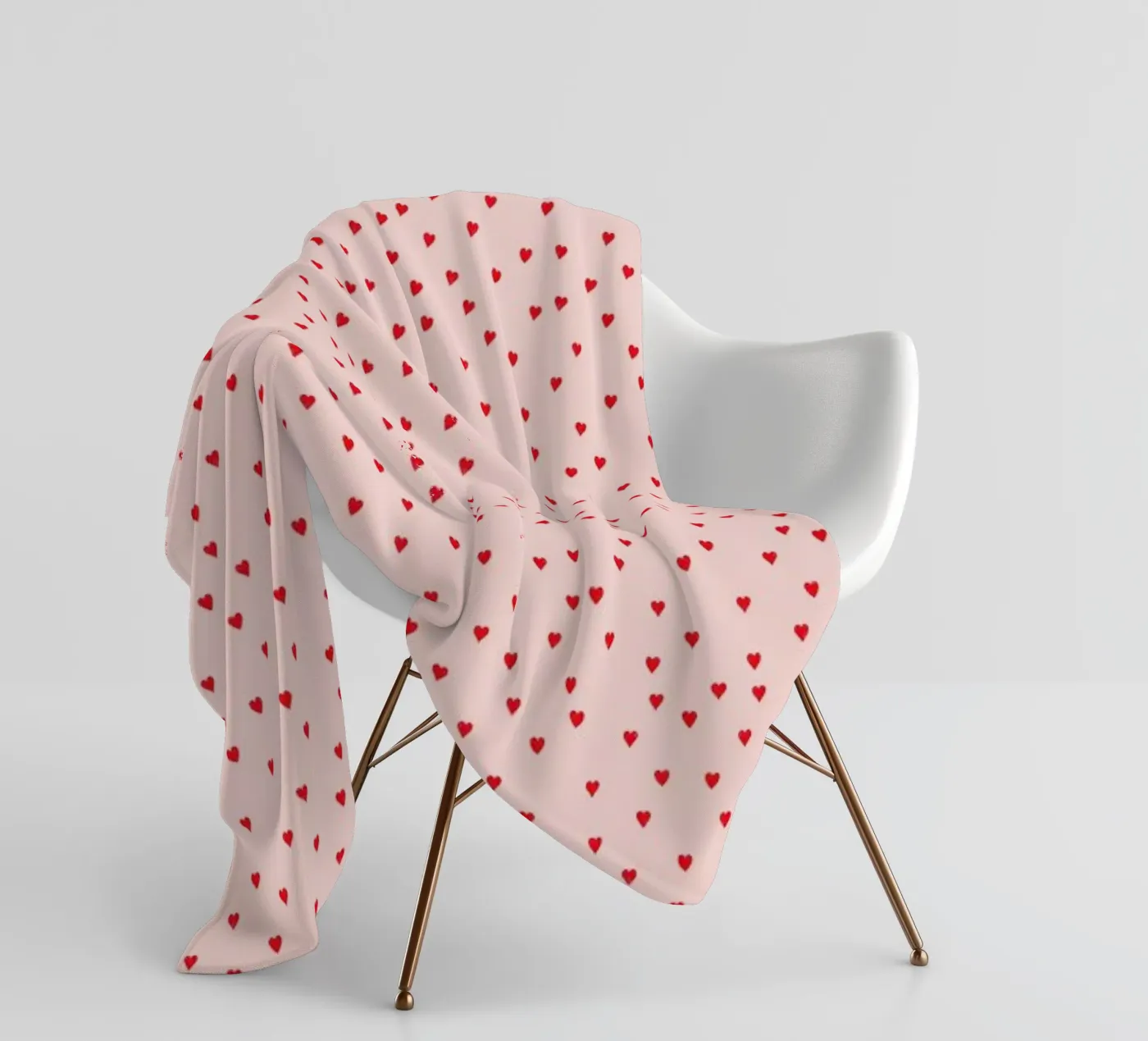 Hearts Fleecedecke von Kind of Style