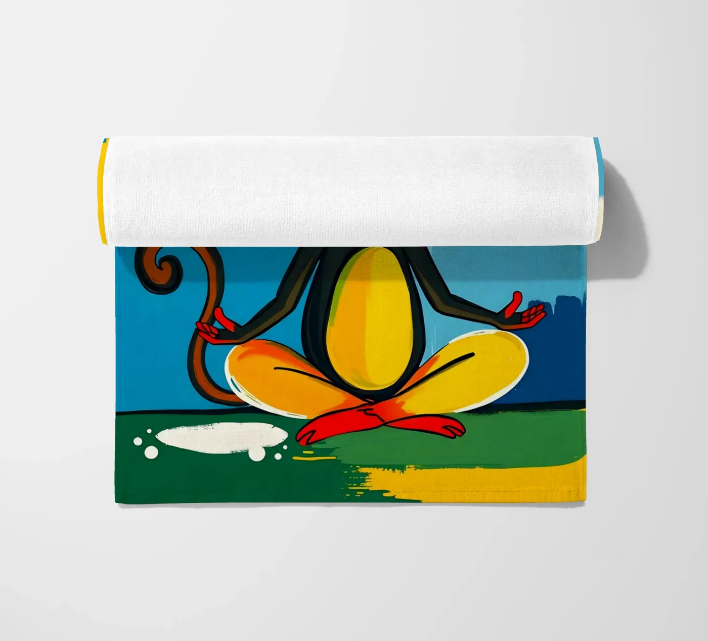 Yoga Monkey telo mare da ARTOMATIC