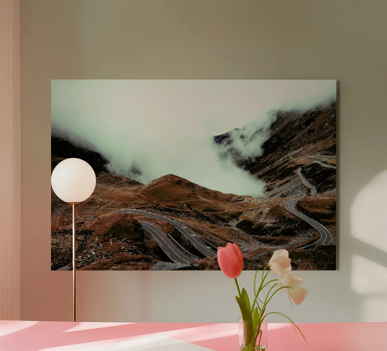 Mountains VII alu-dibond by Sebastian Hilgetag