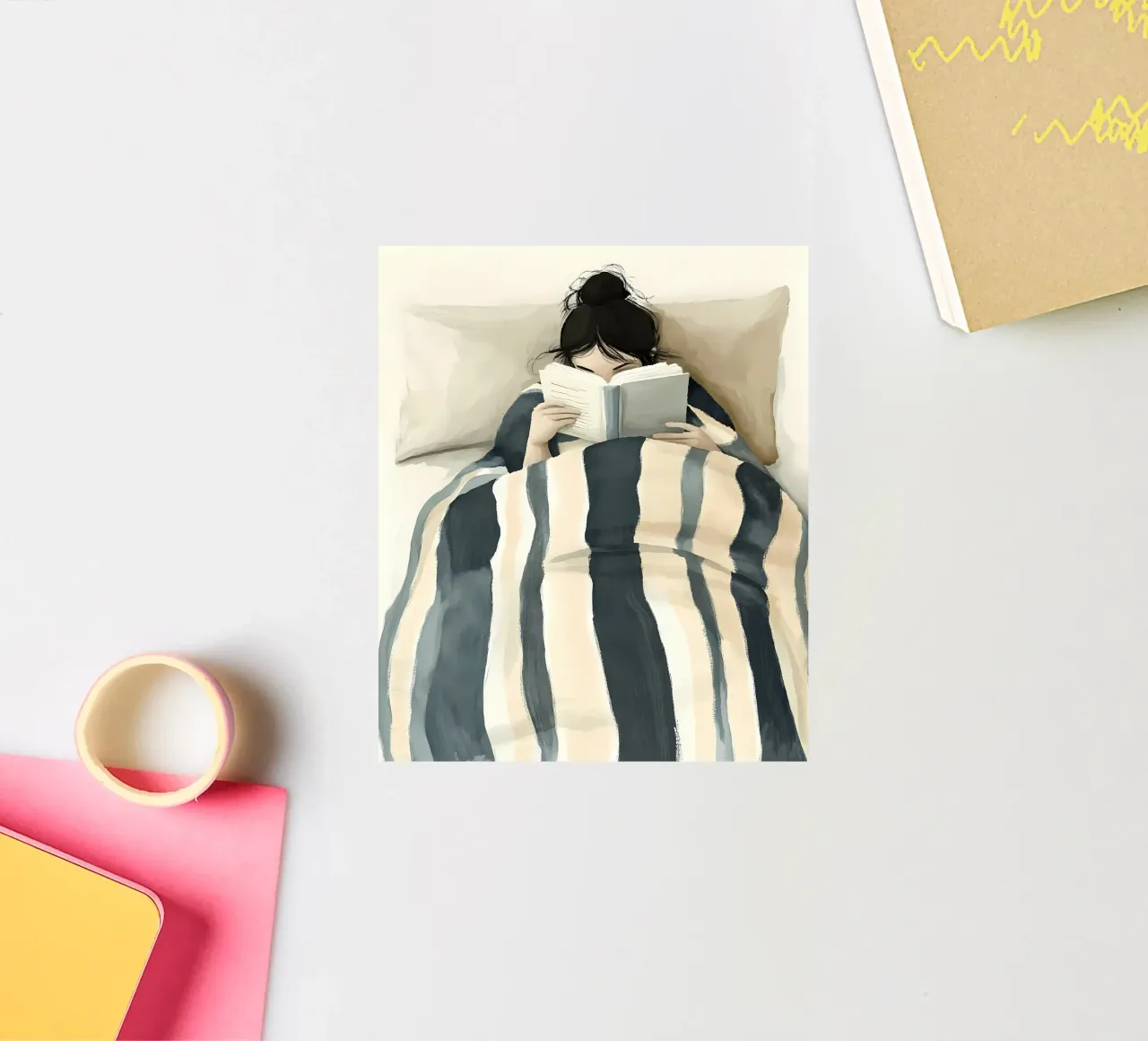 Cozy Sunday Evening sticker by IamHomeStudio