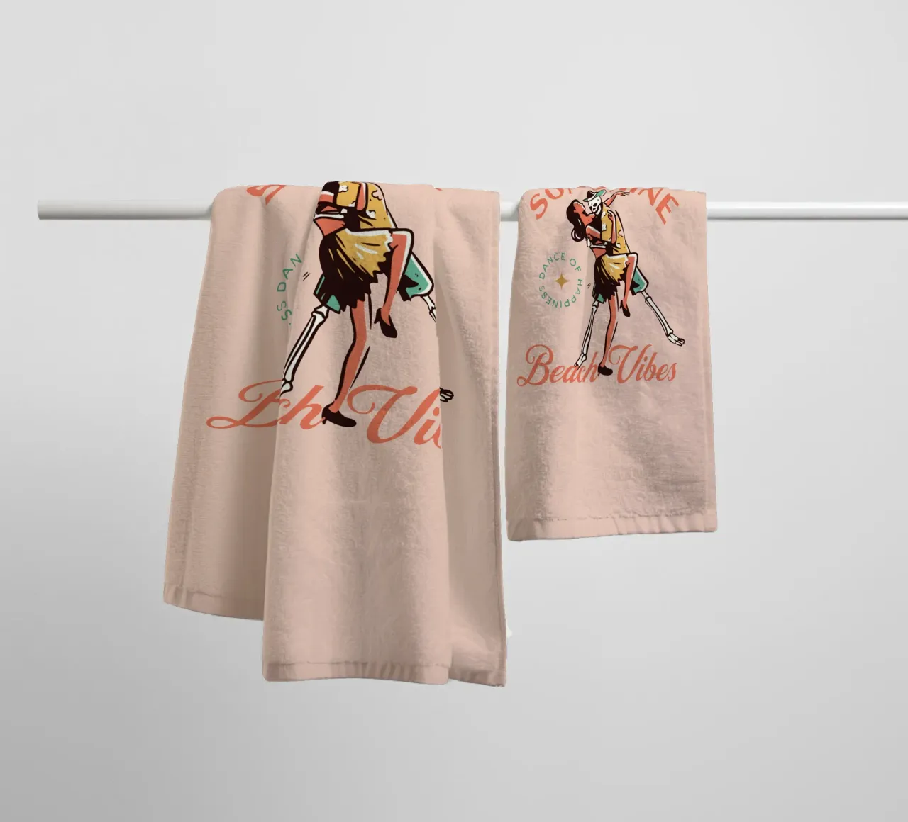 Sunshine Beach Vibes serviette de bain de Gunawan Rb