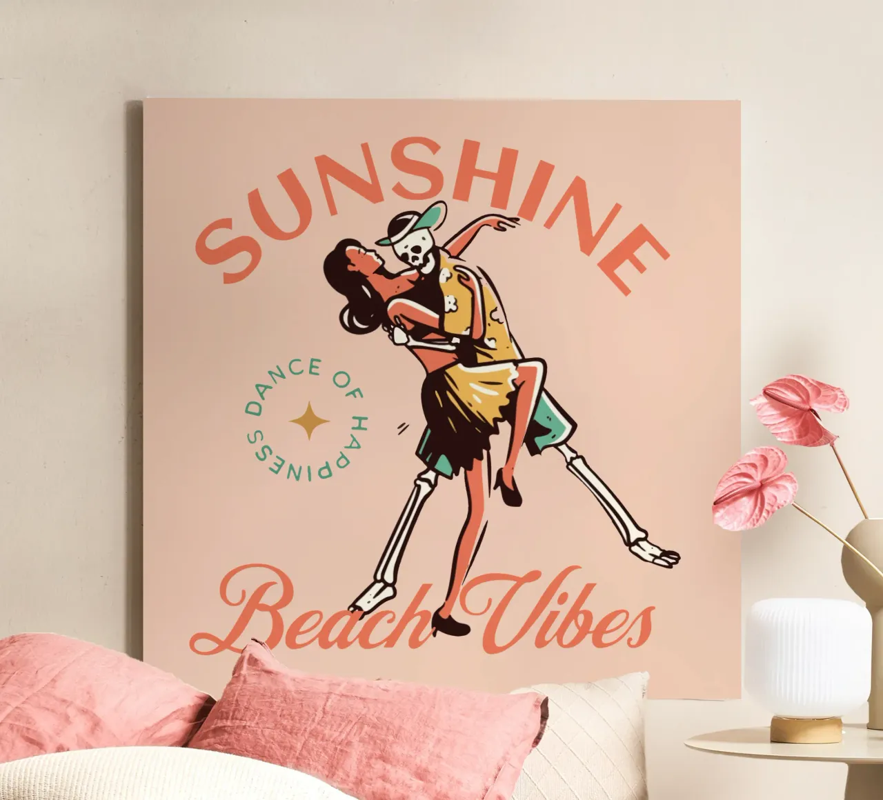 Sunshine Beach Vibes canvas by Gunawan Rb
