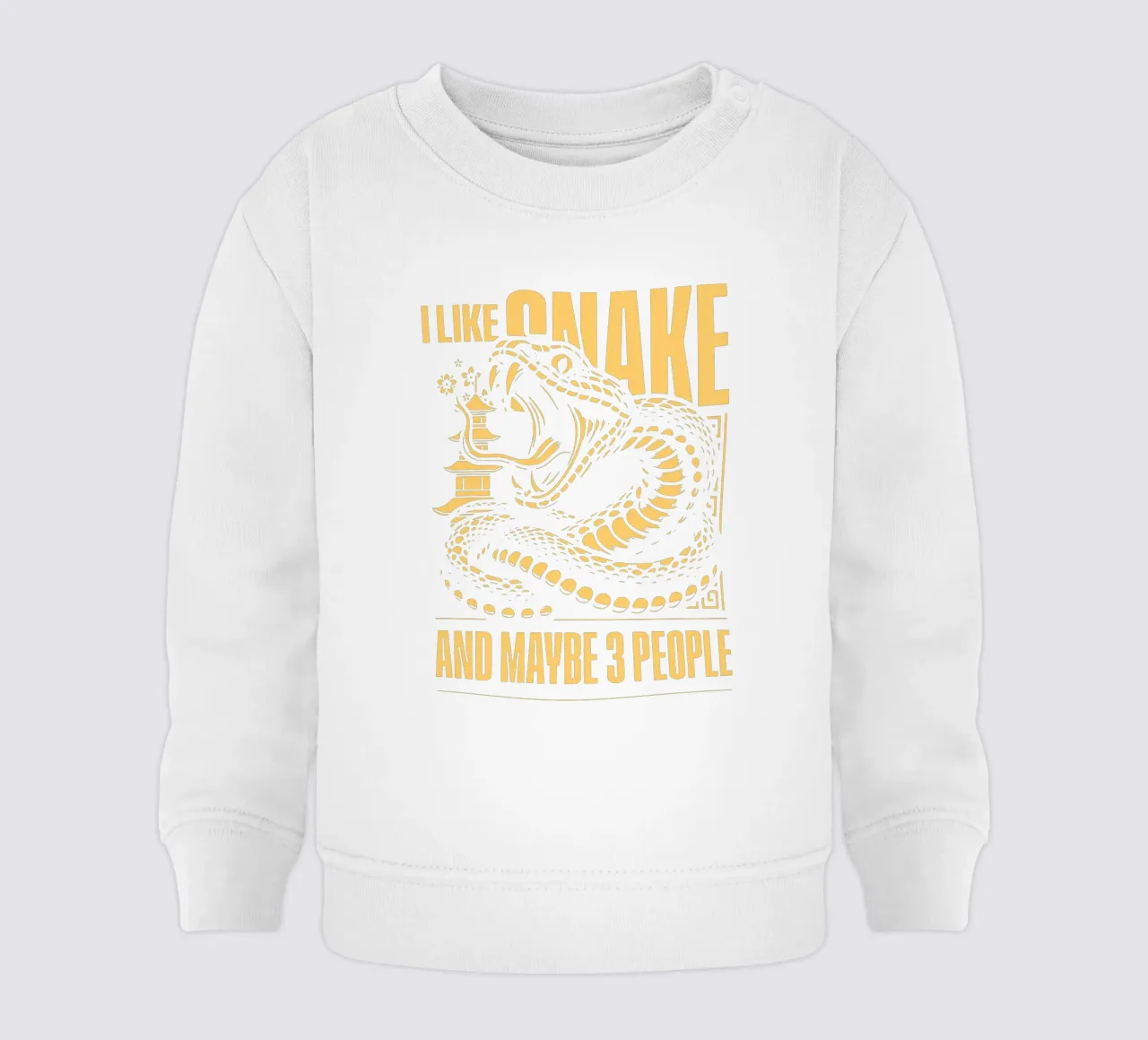 Mi piace Snake e forse 3 persone felpa neonato da Gunawan Rb