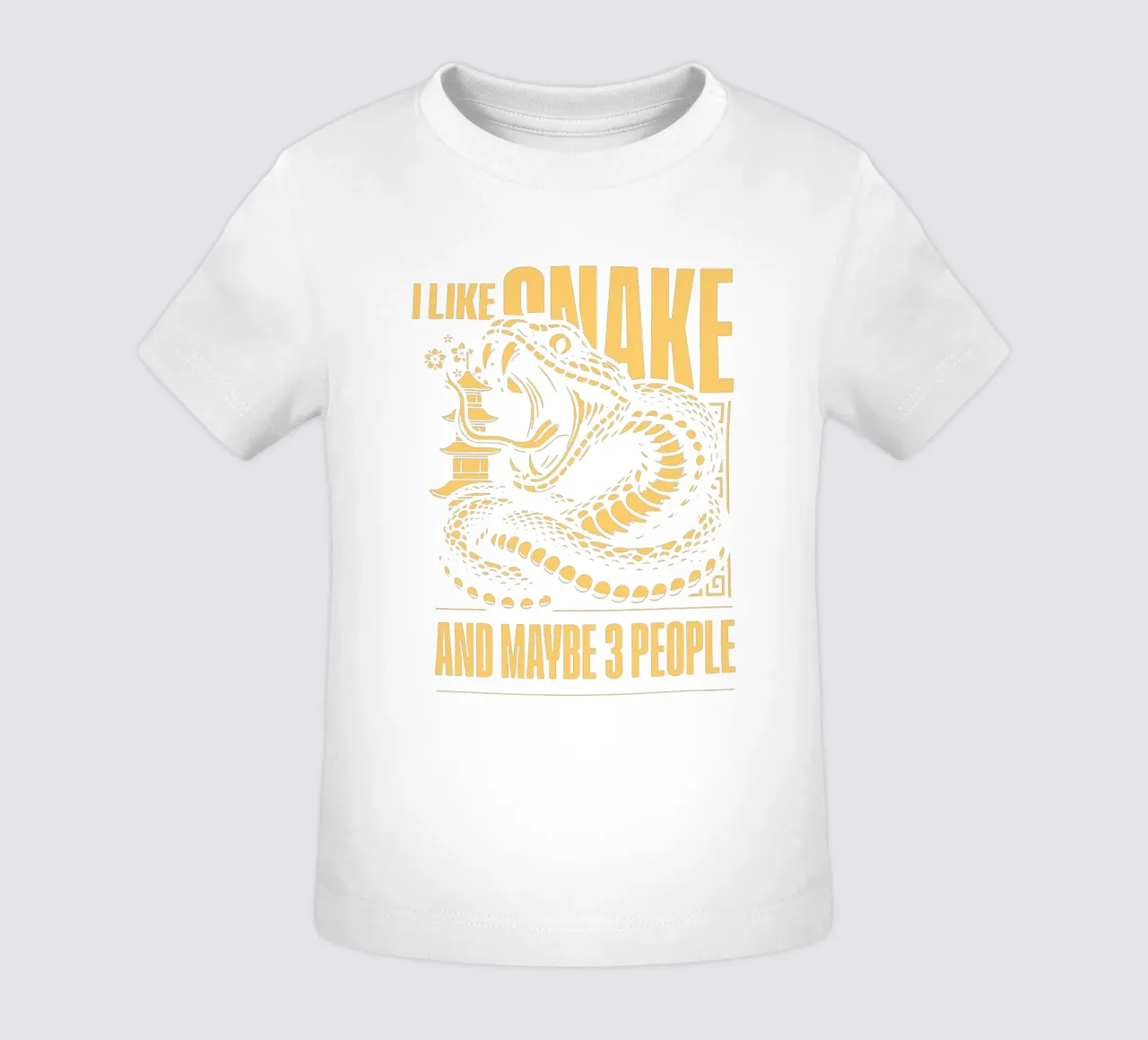 Mi piace Snake e forse 3 persone maglietta neonato da Gunawan Rb