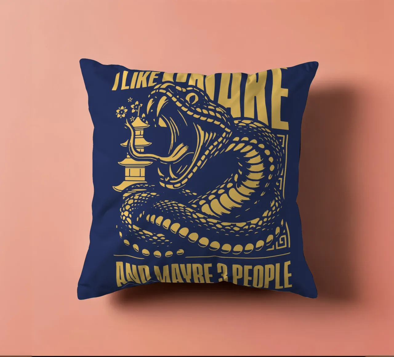Mi piace Snake e forse 3 persone cuscino da Gunawan Rb