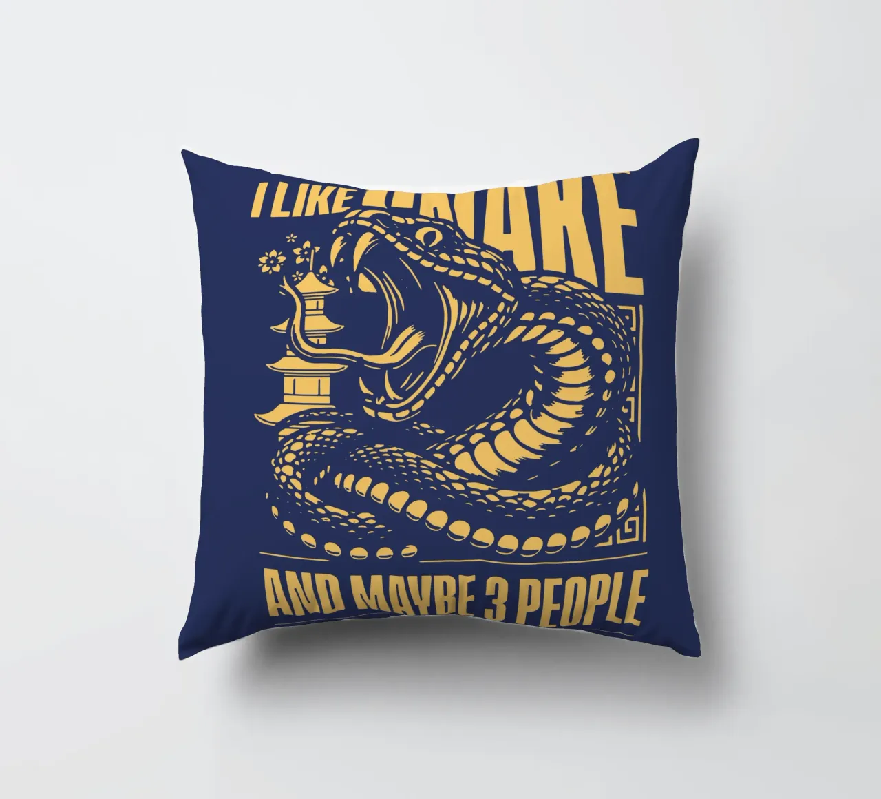 Mi piace Snake e forse 3 persone cuscino da Gunawan Rb