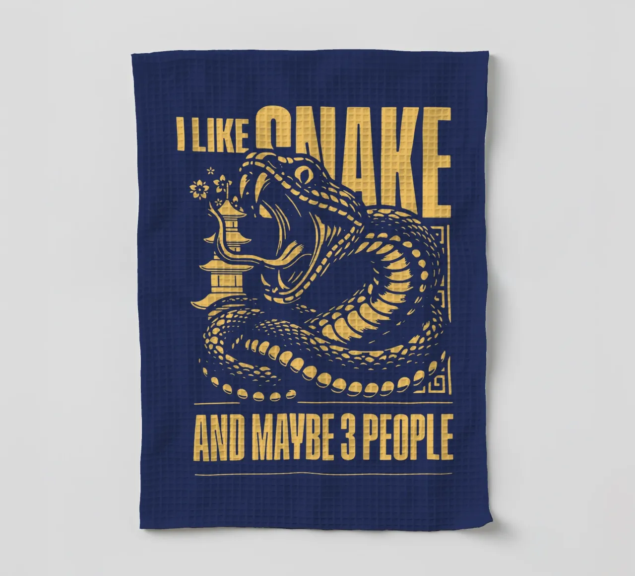 Mi piace Snake e forse 3 persone canovaccio da cucina da Gunawan Rb