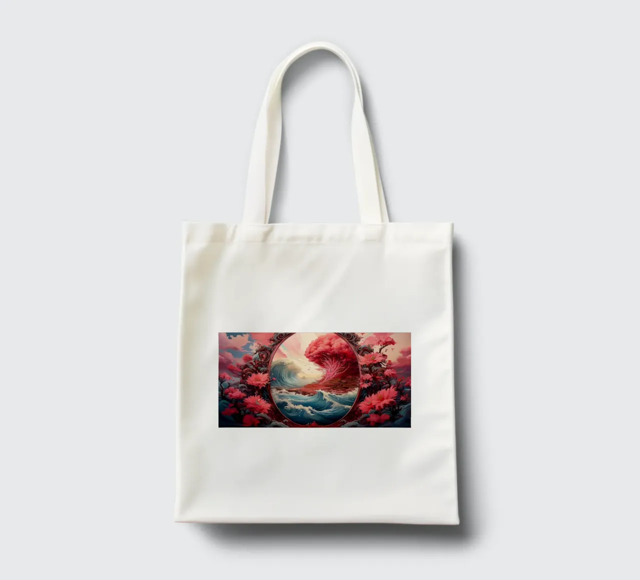 Giappone1 borsa in juta da kimmindmuse