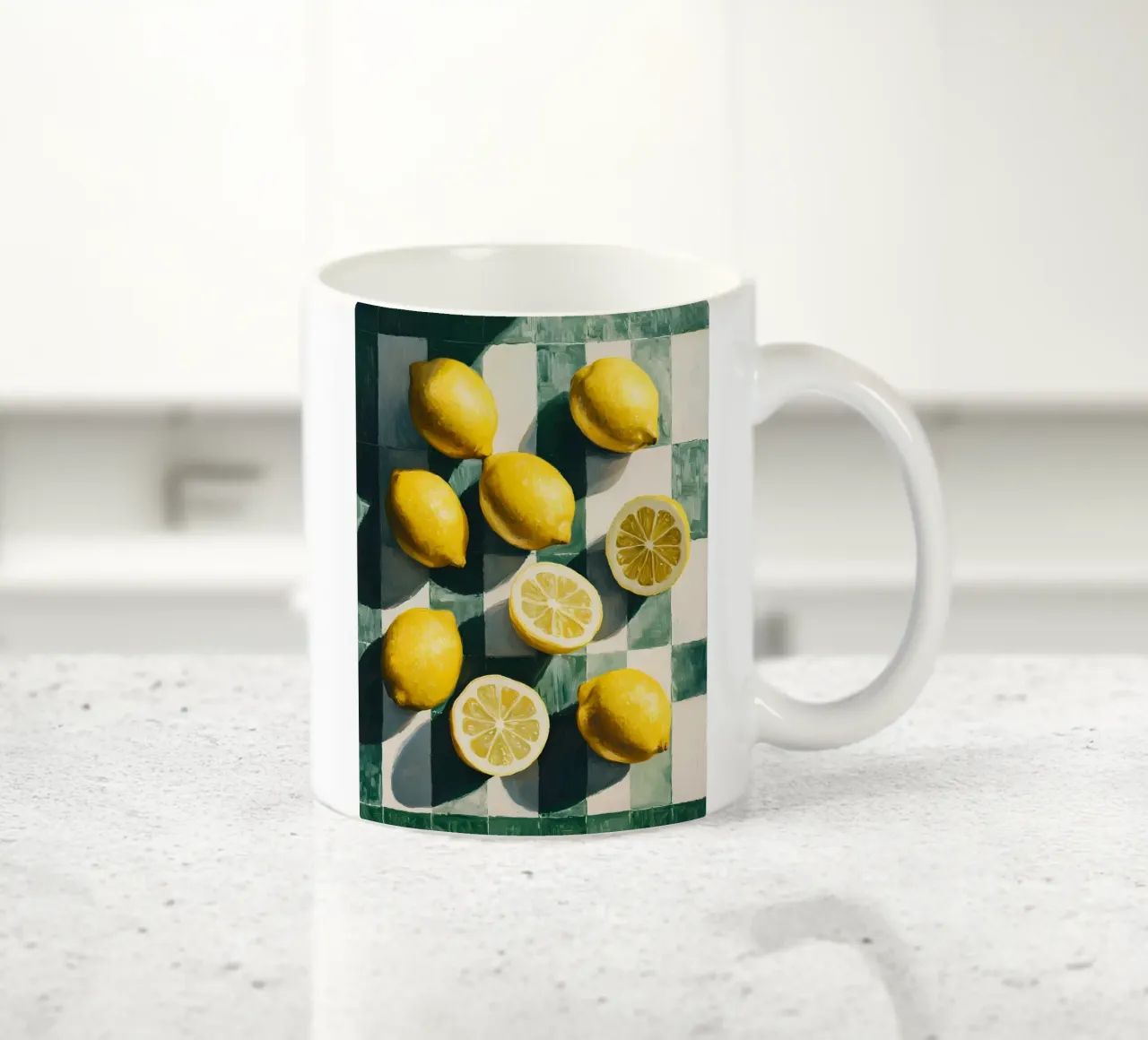 Limoni succosi tazza in ceramica da IamHomeStudio