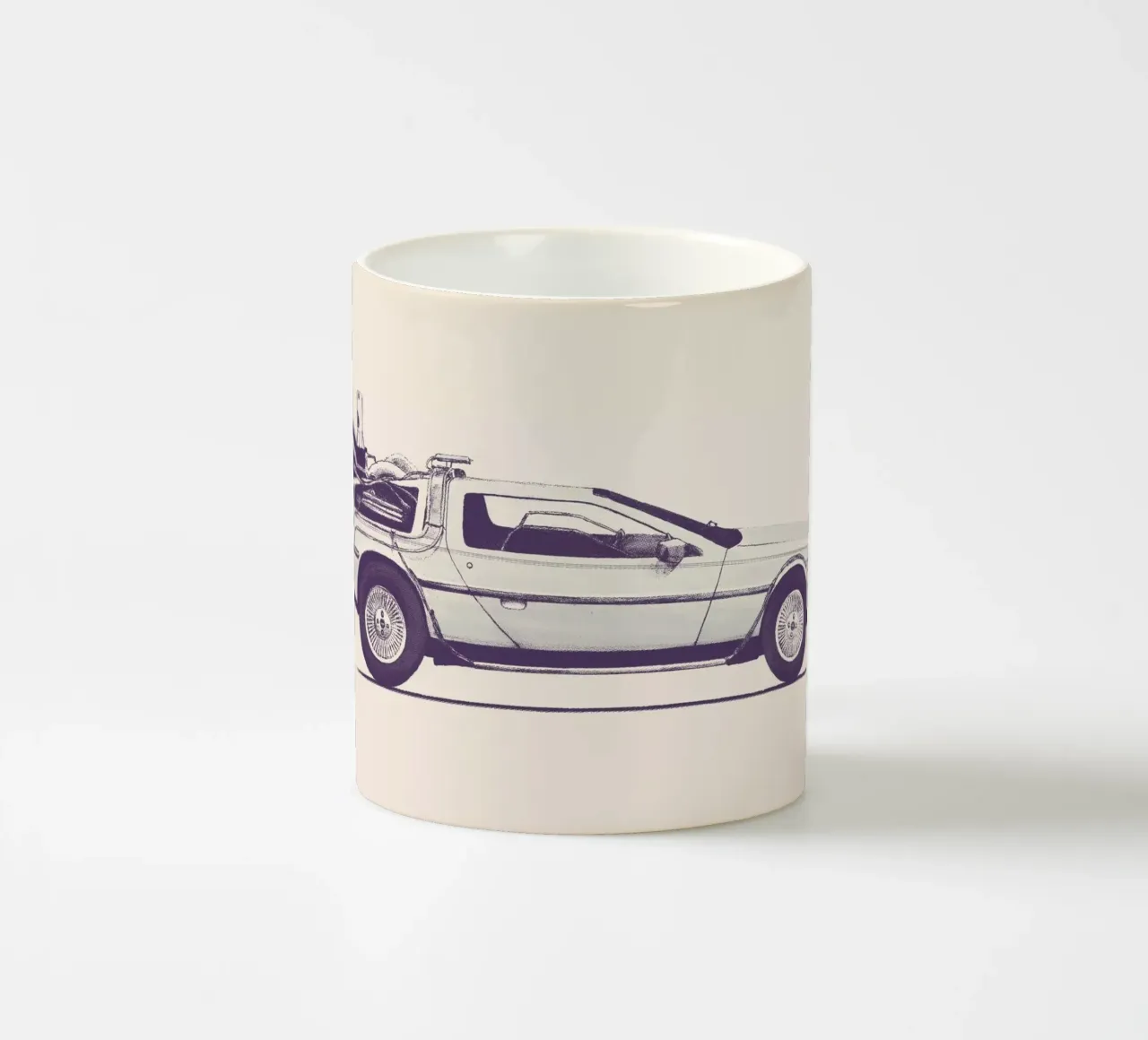Delorean - Back to the Future tazza in ceramica da Florent Bodart