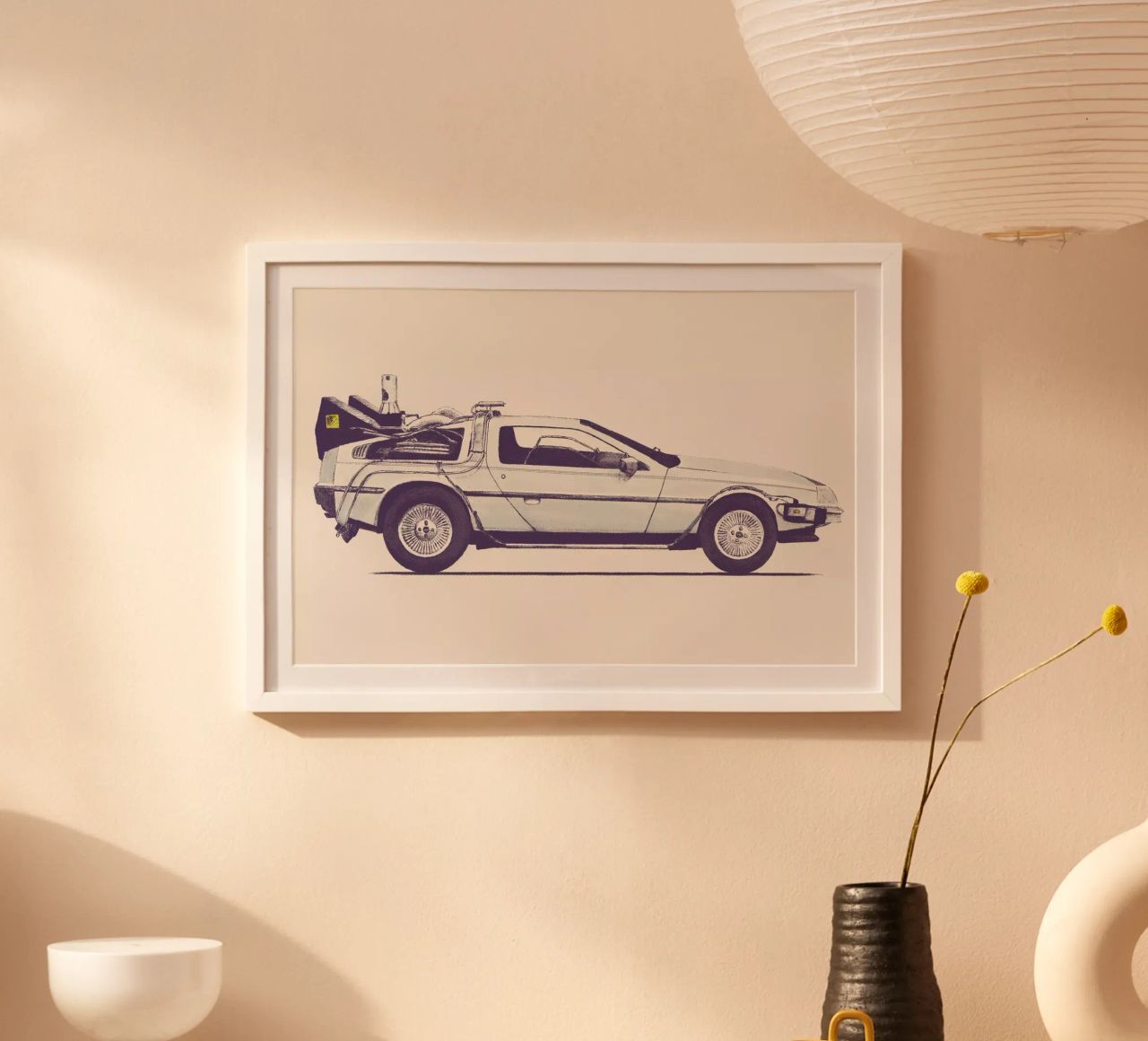 Delorean - Back to the Future poster de Florent Bodart