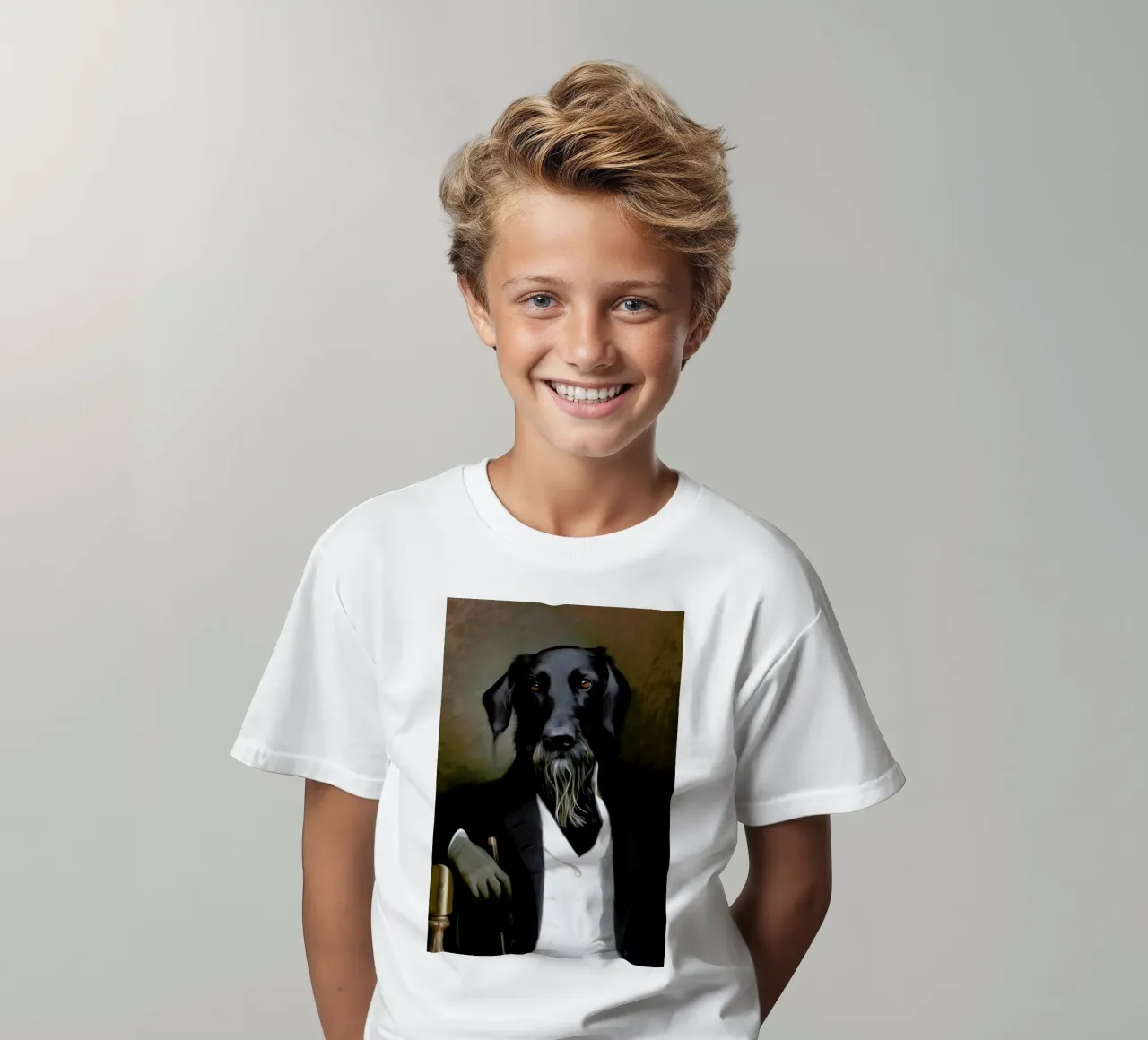 Einstein Beard t-shirt bambini da Tein Lucasson