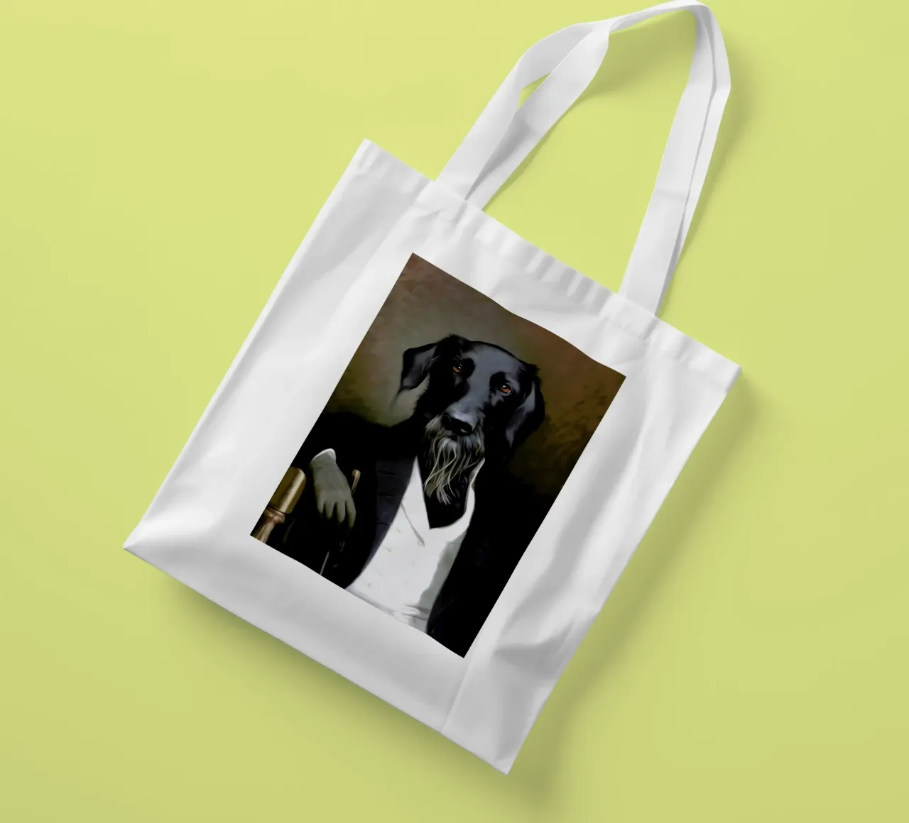 Einstein Beard borsa in juta da Tein Lucasson
