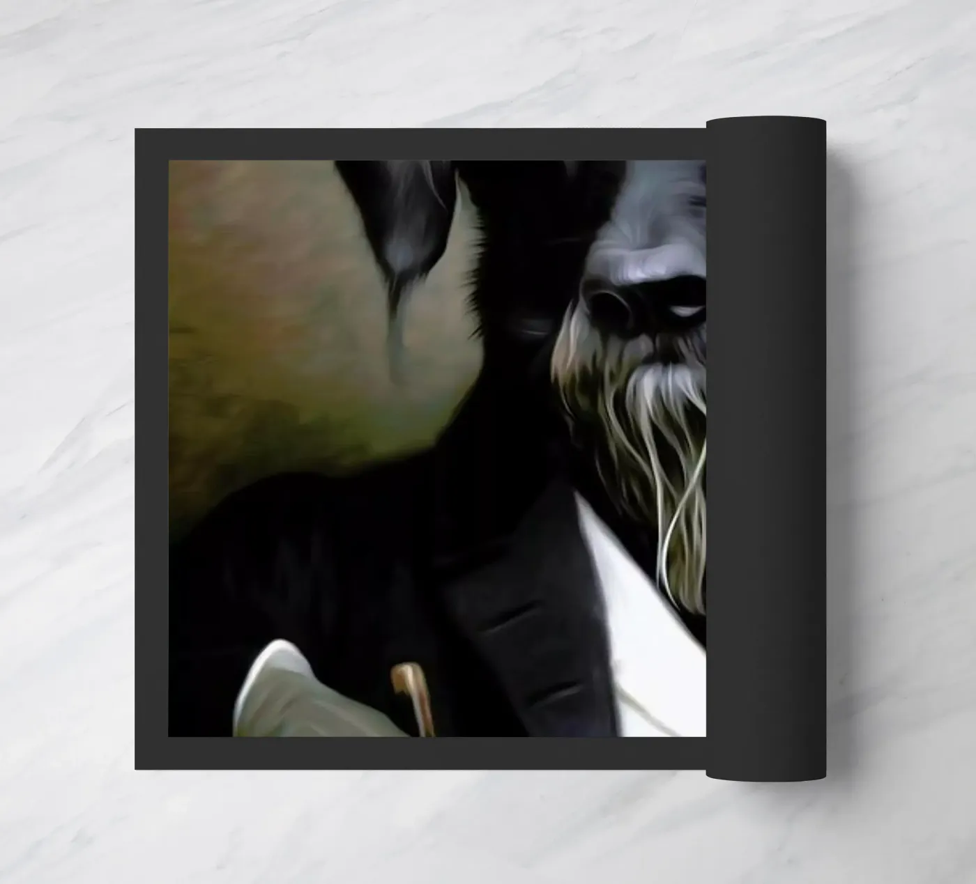 Einstein Beard doormat by Tein Lucasson