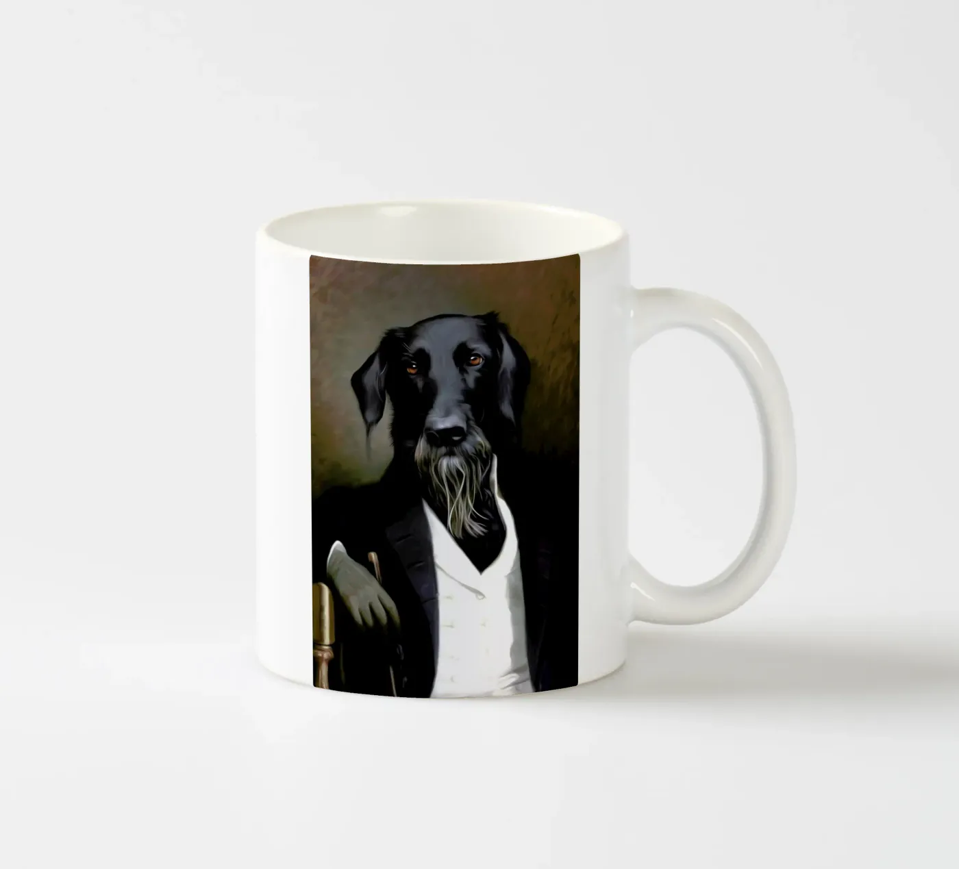 Einstein Beard ceramic mug by Tein Lucasson