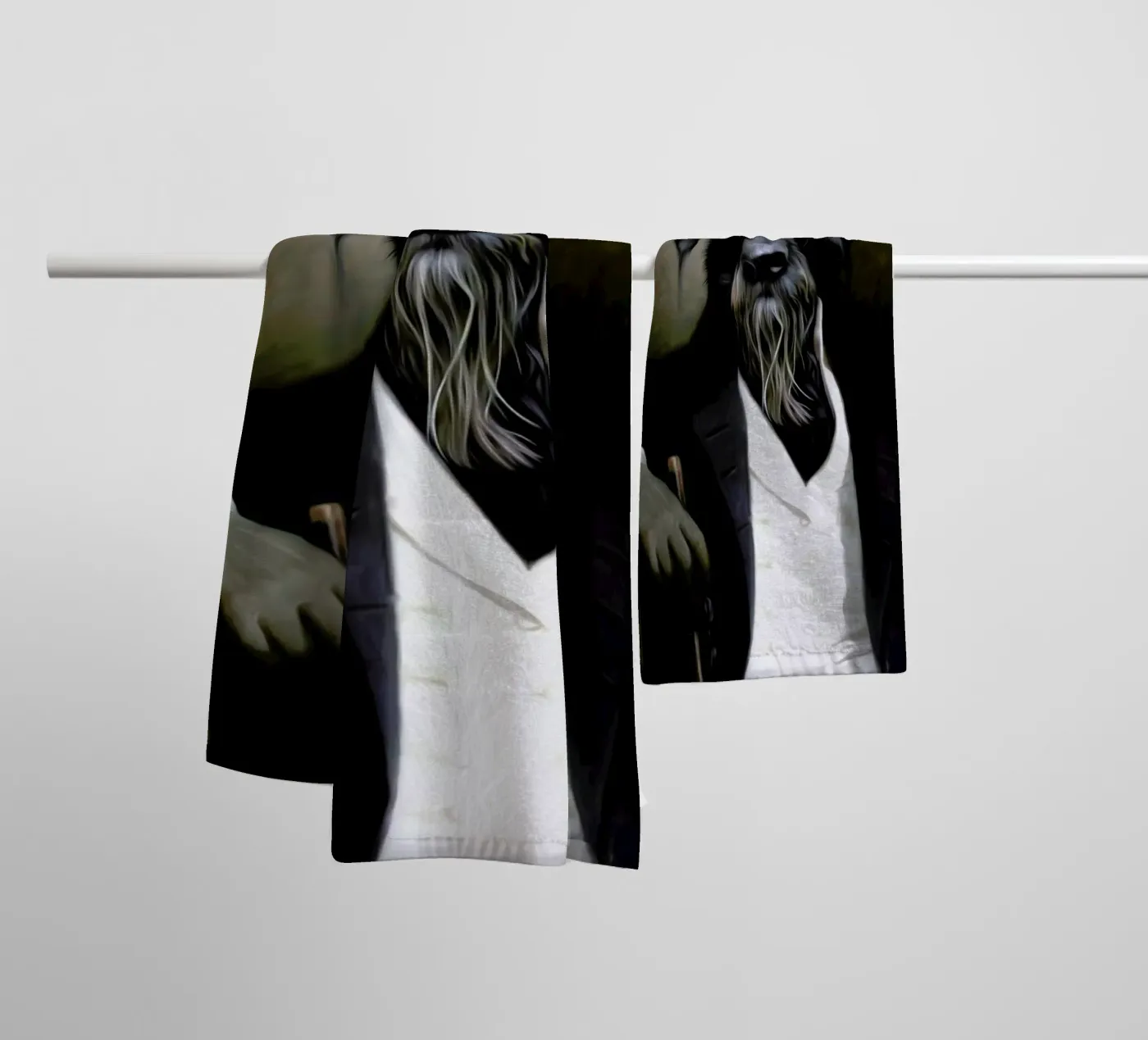 Einstein Beard towel by Tein Lucasson