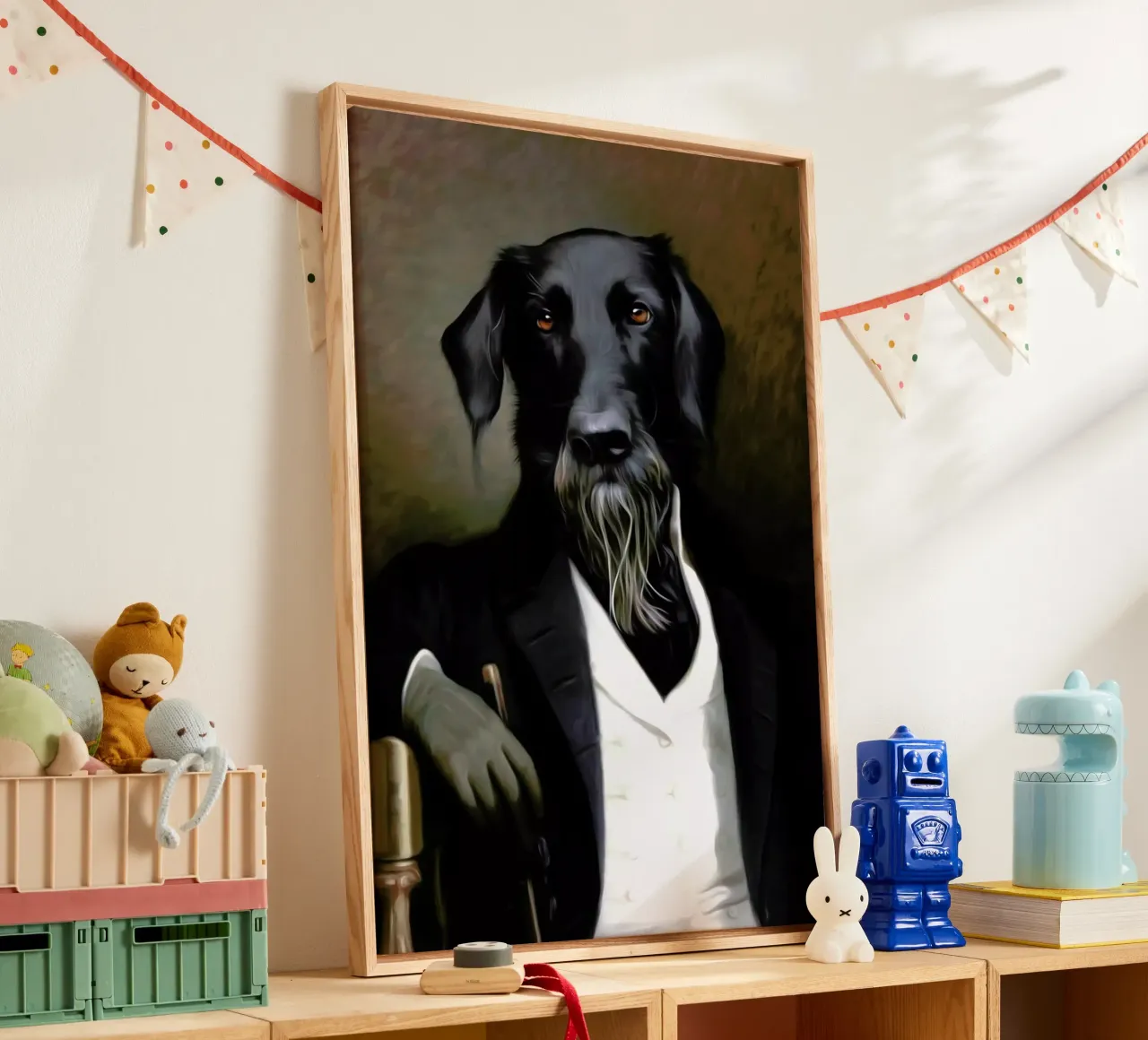 Einstein Beard tela da Tein Lucasson