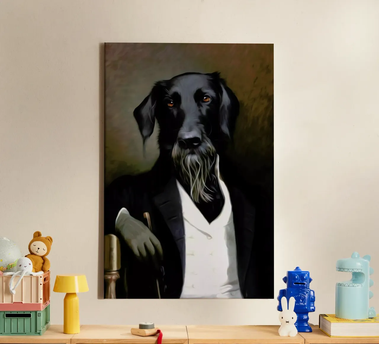 Einstein Beard tela da Tein Lucasson