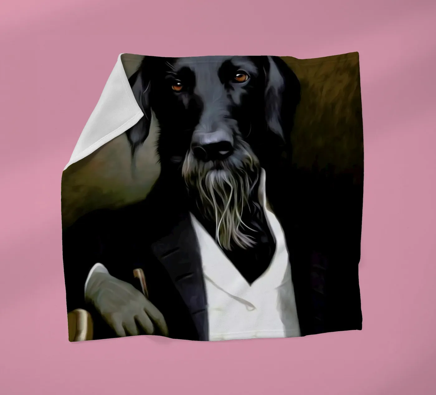 Einstein Beard Fleecedecke von Tein Lucasson