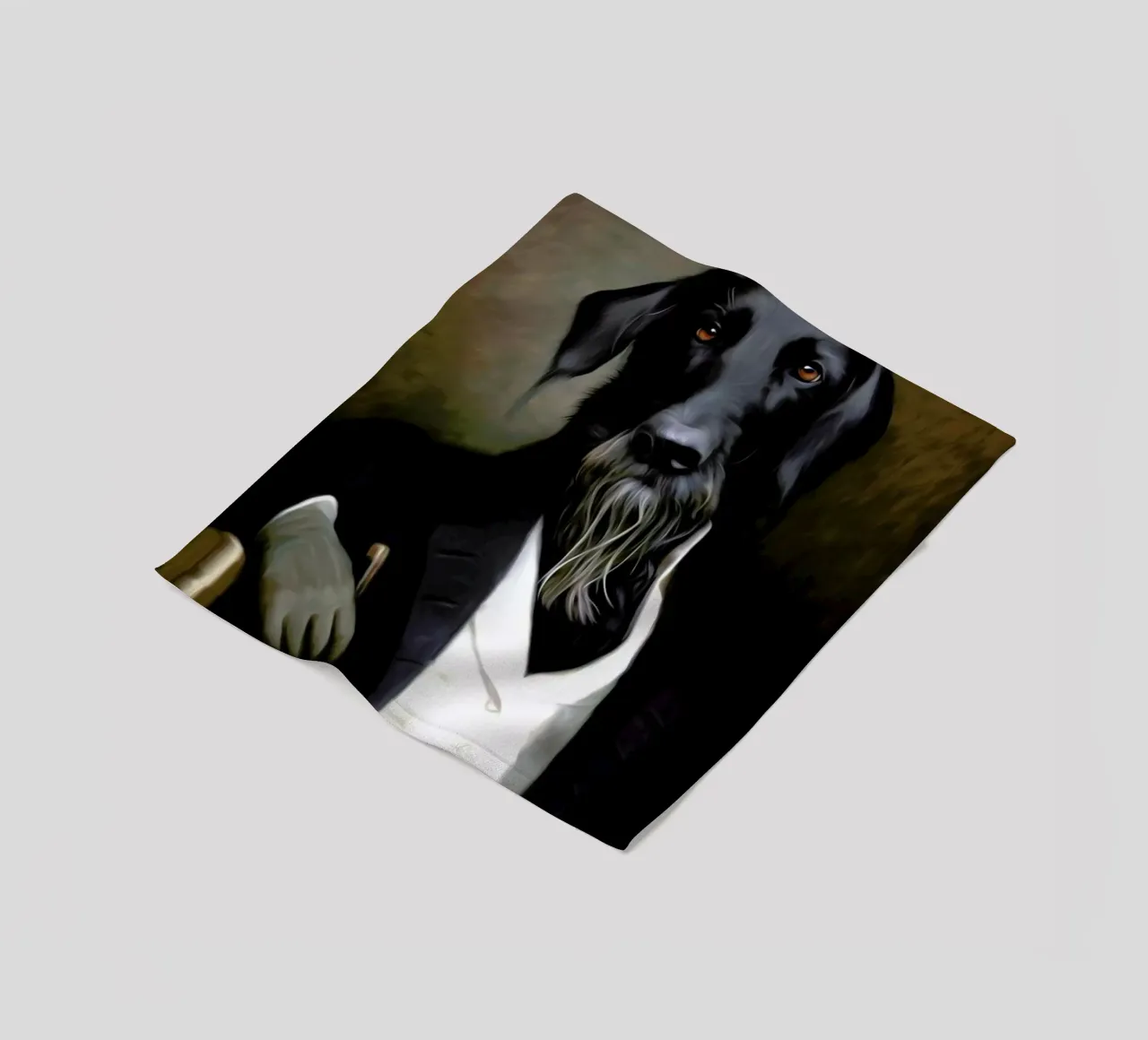 Einstein Beard fleecedeken van Tein Lucasson