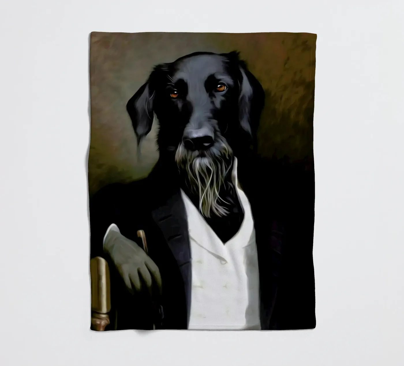 Einstein Beard Fleecedecke von Tein Lucasson