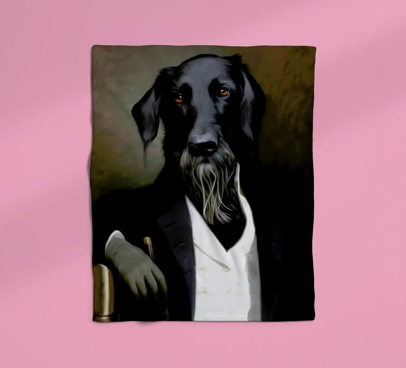 Einstein Beard Fleecedecke von Tein Lucasson