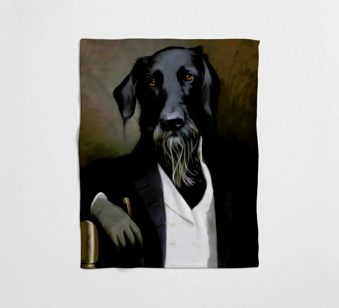 Einstein Beard Fleecedecke von Tein Lucasson