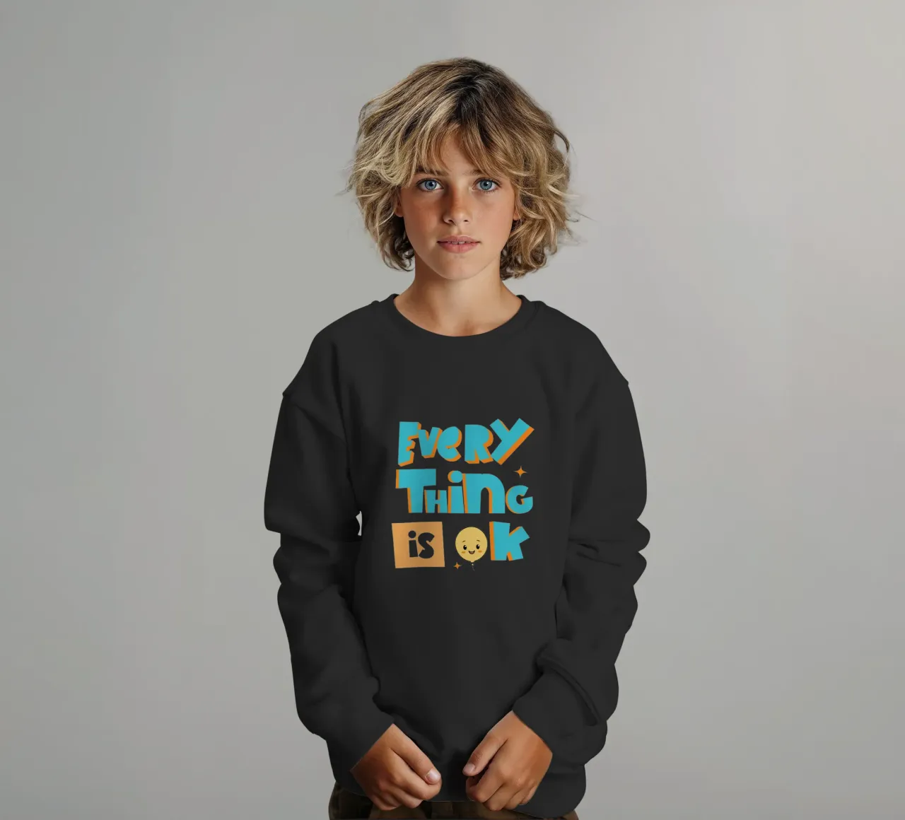 Tutto va bene felpa bambino da Gunawan Rb