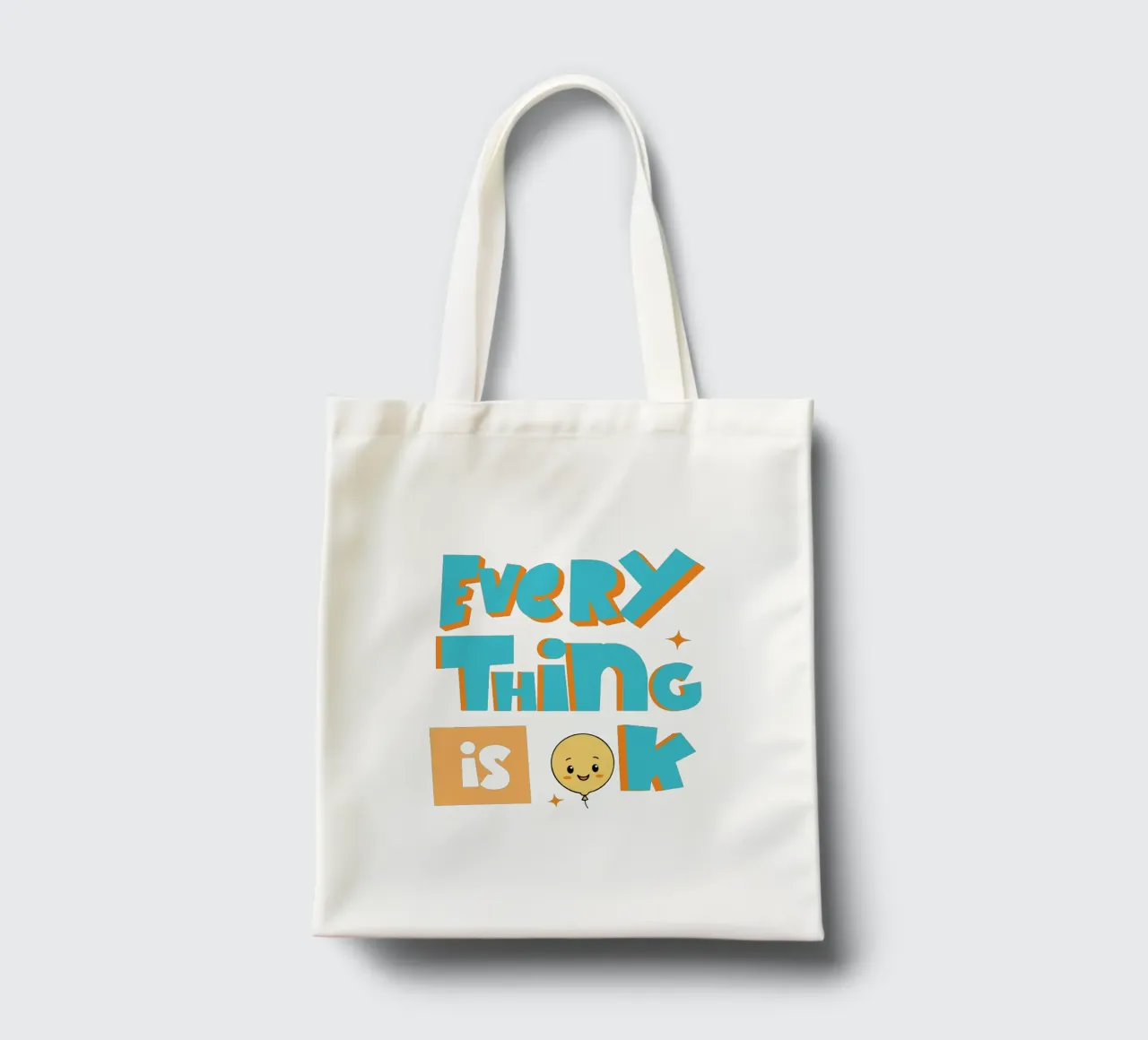 Tutto va bene borsa in juta da Gunawan Rb