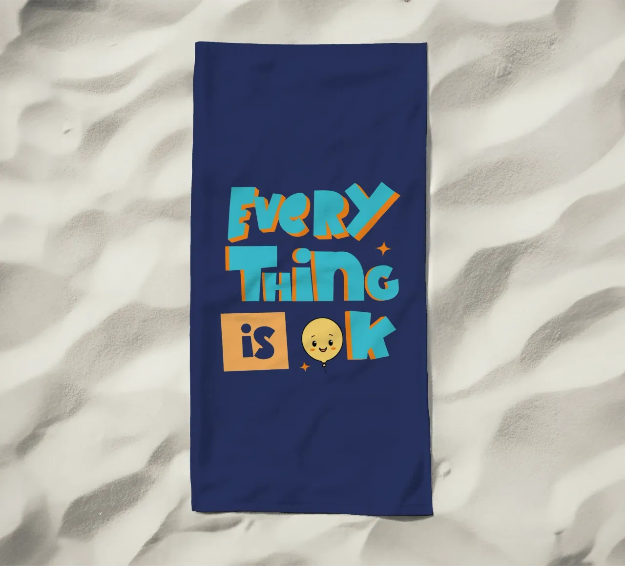 Todo va bien toalla de playa de Gunawan Rb