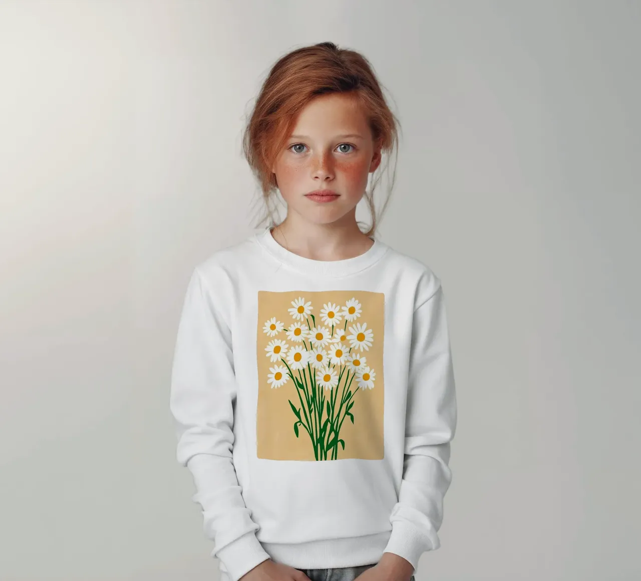 Margherite estive felpa bambino da IamHomeStudio